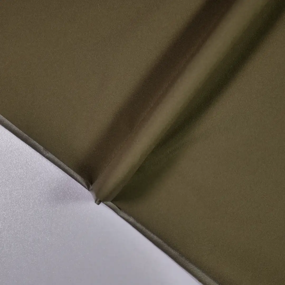 China Fabric for Jackets,Jogger,Down Jacket,Padded Jacket,Windproof Jacket Polyester Pongee Synthetic Woven Fabric Polyester olive color buy from China wholesaler bulk order at wholesale price free worldwide shipping Alibaba