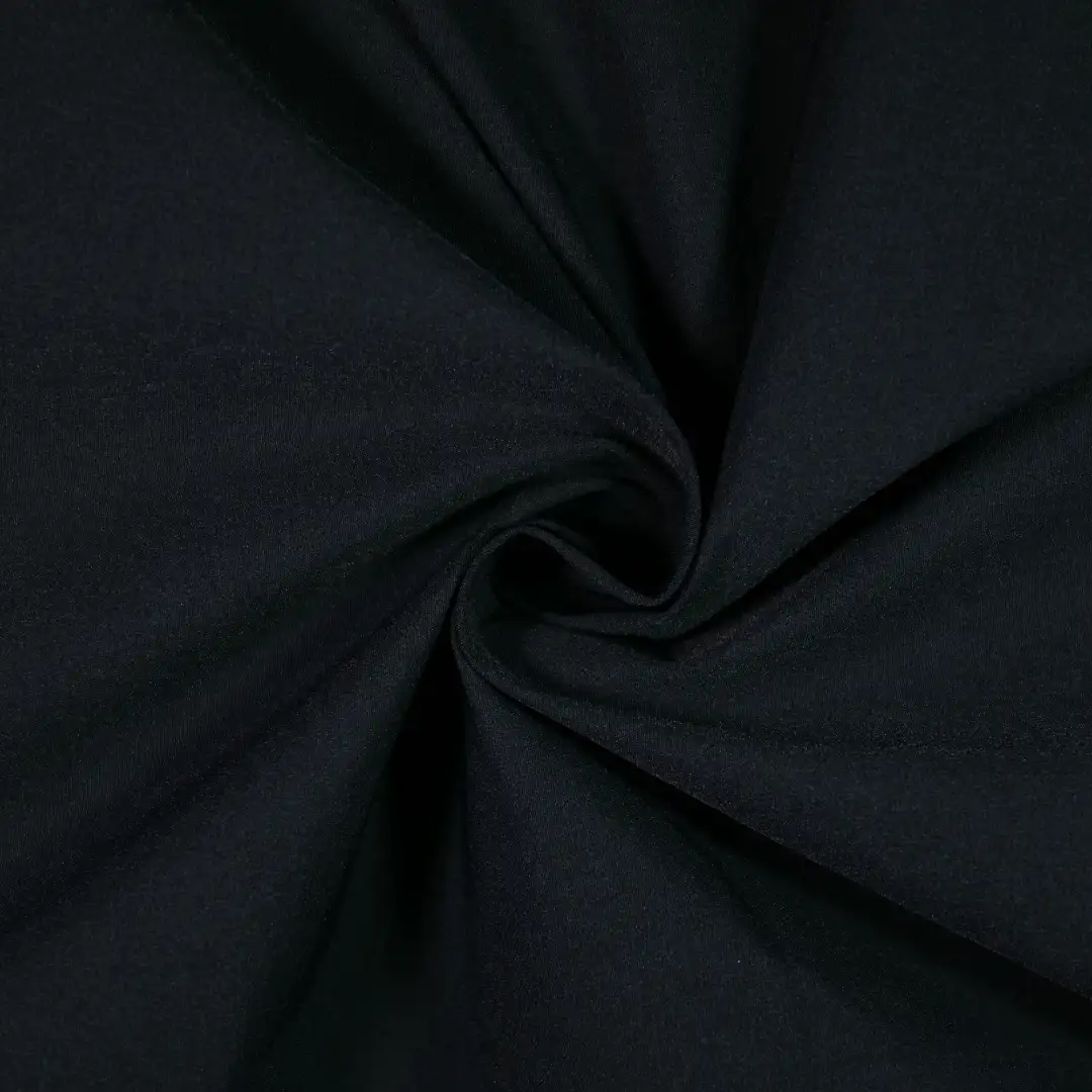 China Fabric for Pants,Jackets,Blazer,Trench Coat,Down Jacket,Padded Jacket,Suit Poplin Synthetic Woven Fabric Nylon Spandex black color buy from China wholesaler bulk order at wholesale price free worldwide shipping Alibaba