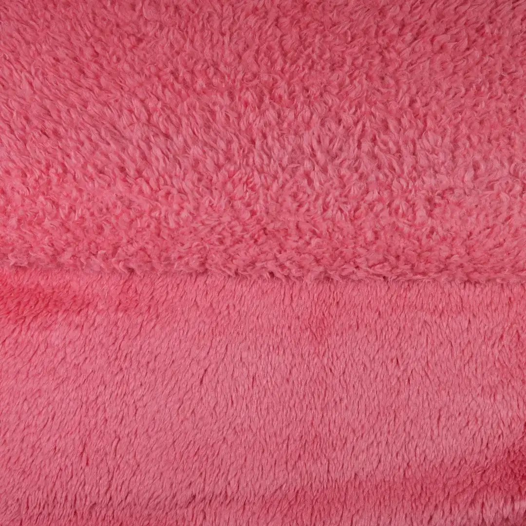 China Fabric for Overcoat,Pajamas,Hoodie  ,Loungewear Double-side fleece Knit Fabric Polyester Red color buy from China wholesaler bulk order at wholesale price free worldwide shipping Alibaba