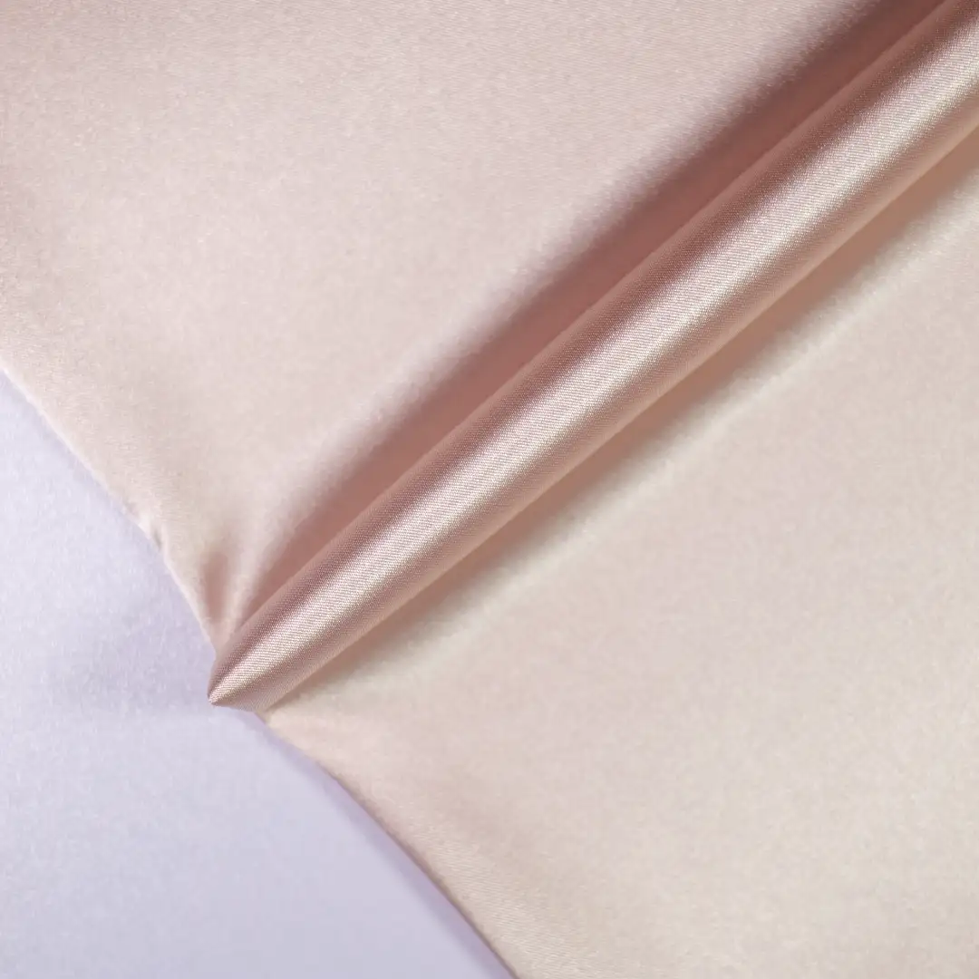 China Fabric for Interlining,Strap Midi Dress,Sleeveless Puffy Mini Dress Satin Woven Blended Fabric Polyester Spandex Pink color buy from China wholesaler bulk order at wholesale price free worldwide shipping Alibaba