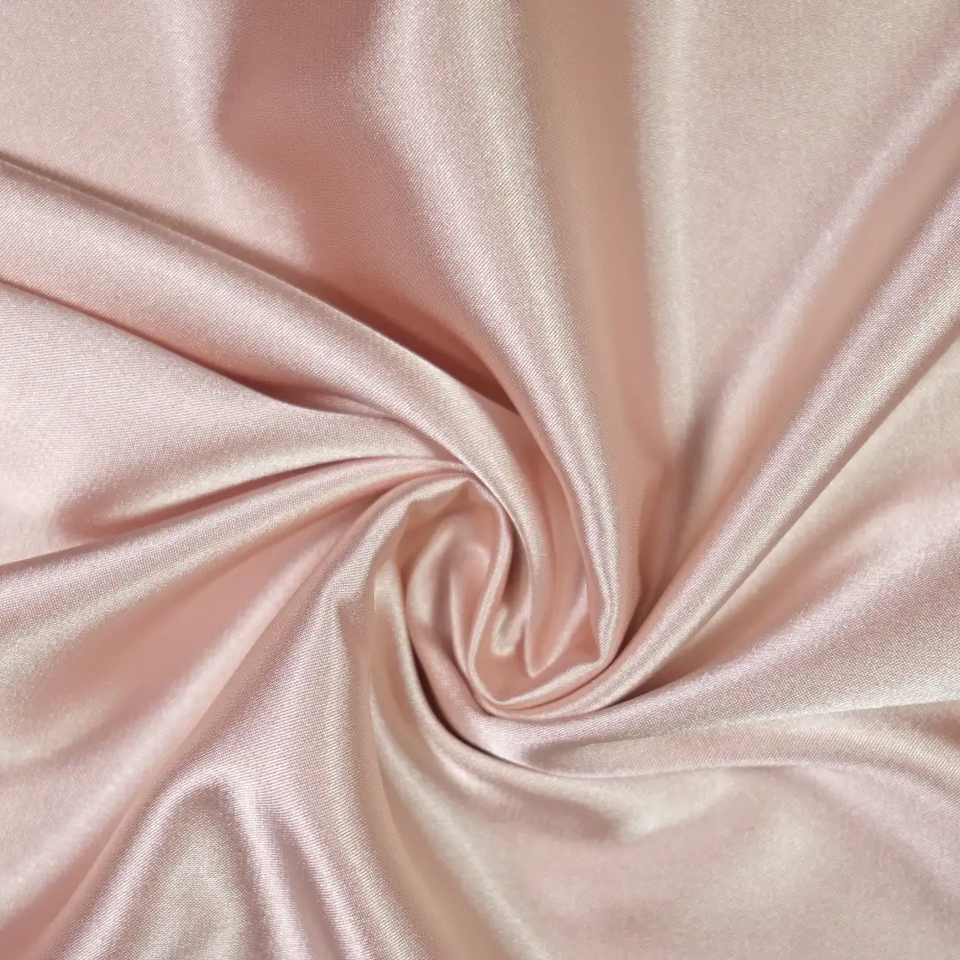 China Fabric for Interlining,Strap Midi Dress,Sleeveless Puffy Mini Dress Satin Woven Blended Fabric Polyester Spandex Pink color buy from China wholesaler bulk order at wholesale price free worldwide shipping Alibaba
