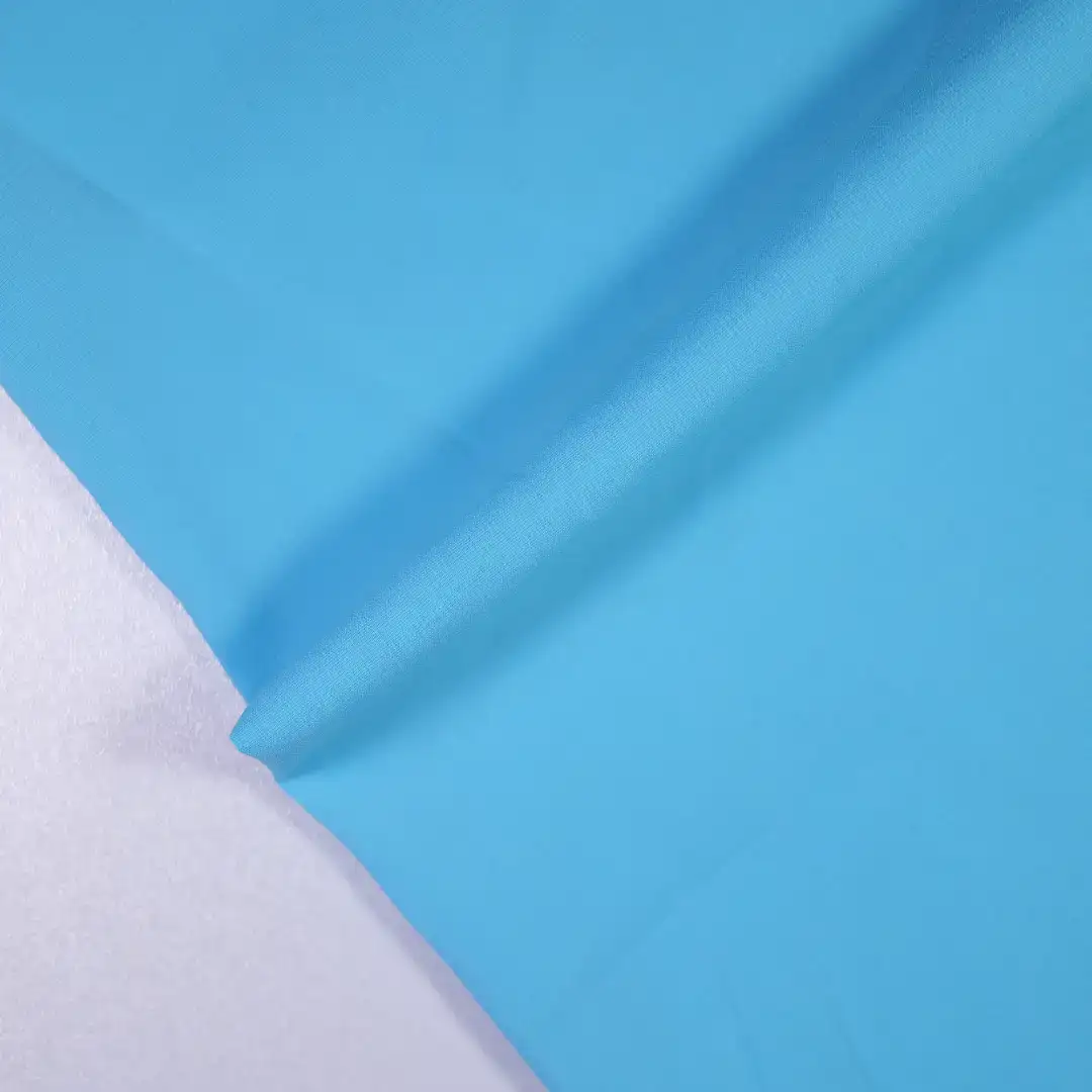 China Fabric for Shirt,Strap Midi Dress,Sleeveless Puffy Mini Dress Chiffon Woven Blended Fabric Polyester Spandex Blue color buy from China wholesaler bulk order at wholesale price free worldwide shipping Alibaba