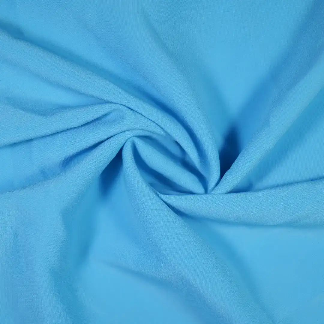 China Fabric for Shirt,Strap Midi Dress,Sleeveless Puffy Mini Dress Chiffon Woven Blended Fabric Polyester Spandex Blue color buy from China wholesaler bulk order at wholesale price free worldwide shipping Alibaba