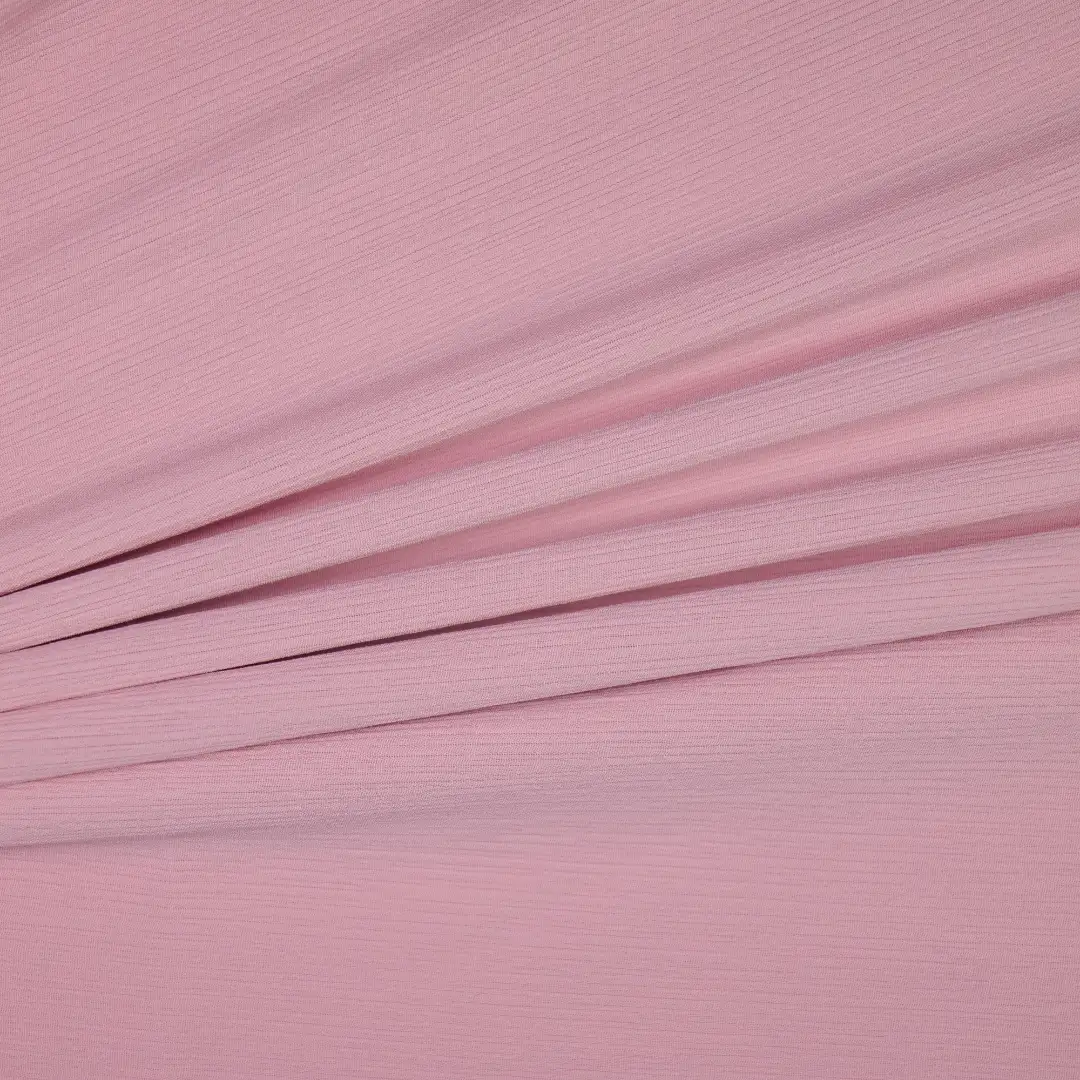 China Fabric for Shirt,Tier Midi Shirt Dress,Tank Wrap Midi Dress,French Ruffle Collar Shirt Chiffon Synthetic Woven Fabric Polyester Pink color buy from China wholesaler bulk order at wholesale price free worldwide shipping Alibaba