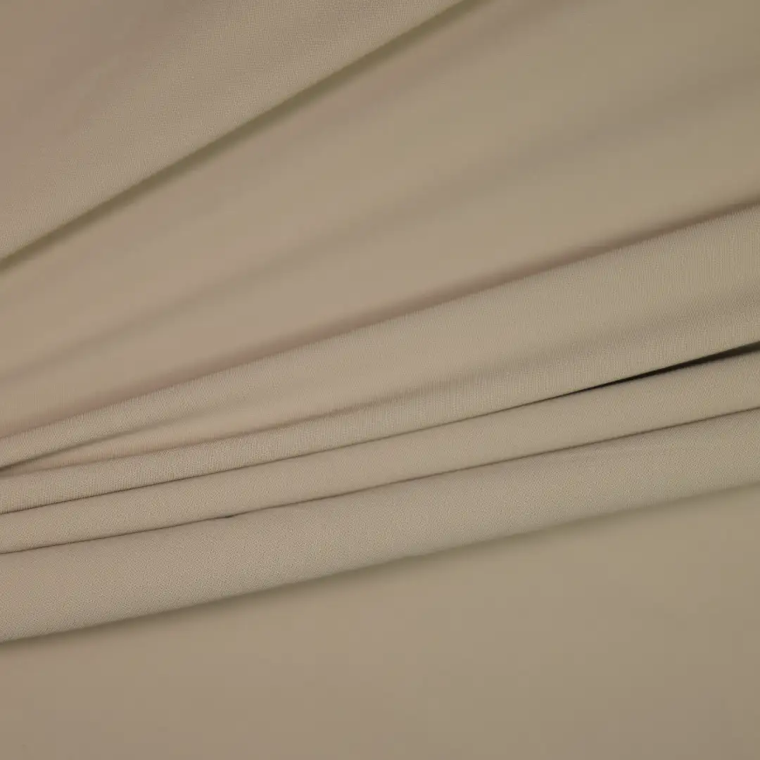 China Fabric for Shirt,Puff Short Sleeve Ruffle Crop Shirt,Ruffle Tier Mini Skirt,French Ruffle Collar Shirt Chiffon Synthetic Woven Fabric Polyester Khaki color buy from China wholesaler bulk order at wholesale price free worldwide shipping Alibaba