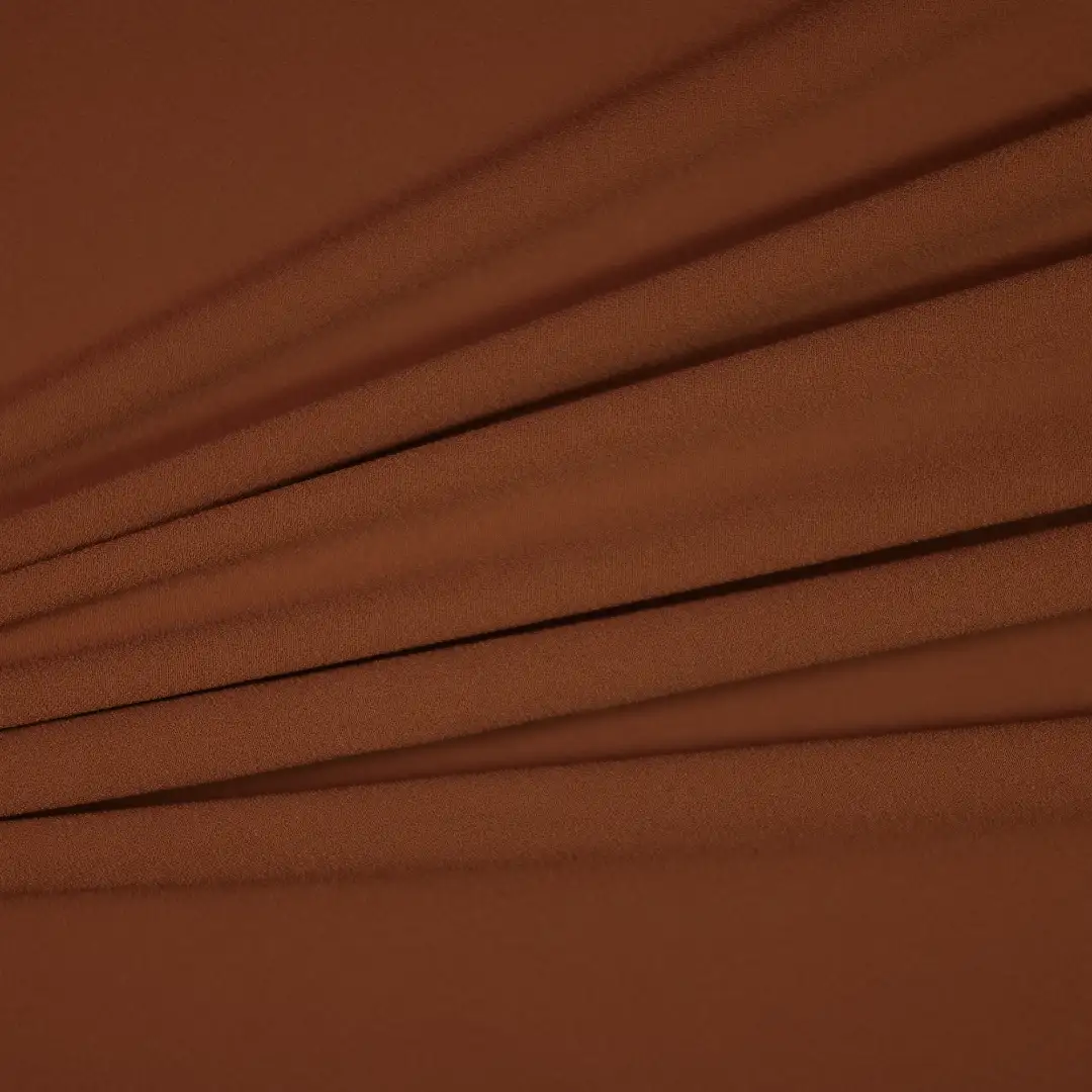 China Fabric for Shirt,Interlining,Tier Midi Shirt Dress Chiffon Synthetic Woven Fabric Polyester Brown color buy from China wholesaler bulk order at wholesale price free worldwide shipping Alibaba