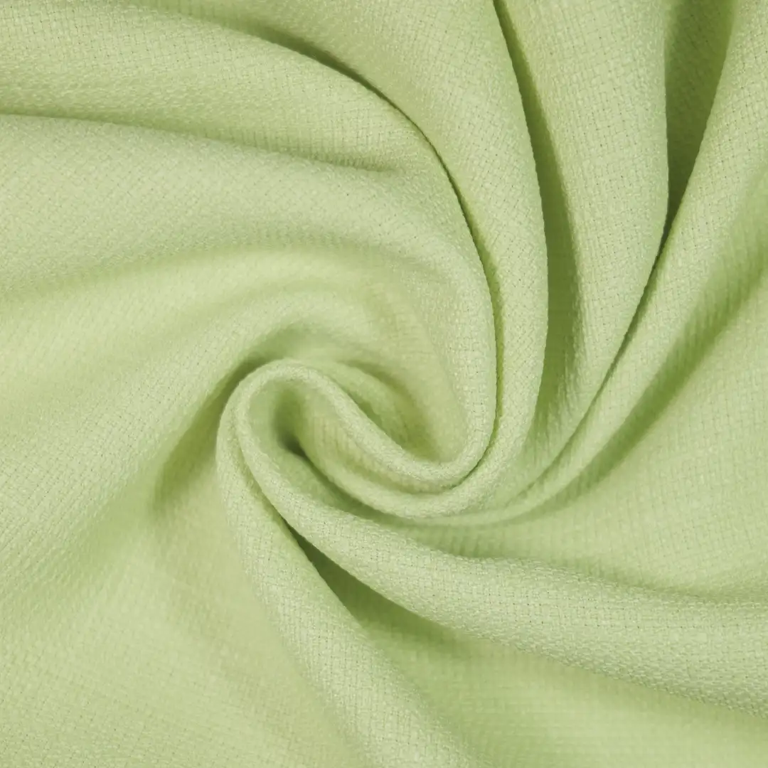 China Fabric for Blouse,Skirt,Overcoat Chanel-Style Fabric Woolen Polyester green color buy from China wholesaler bulk order at wholesale price free worldwide shipping Alibaba