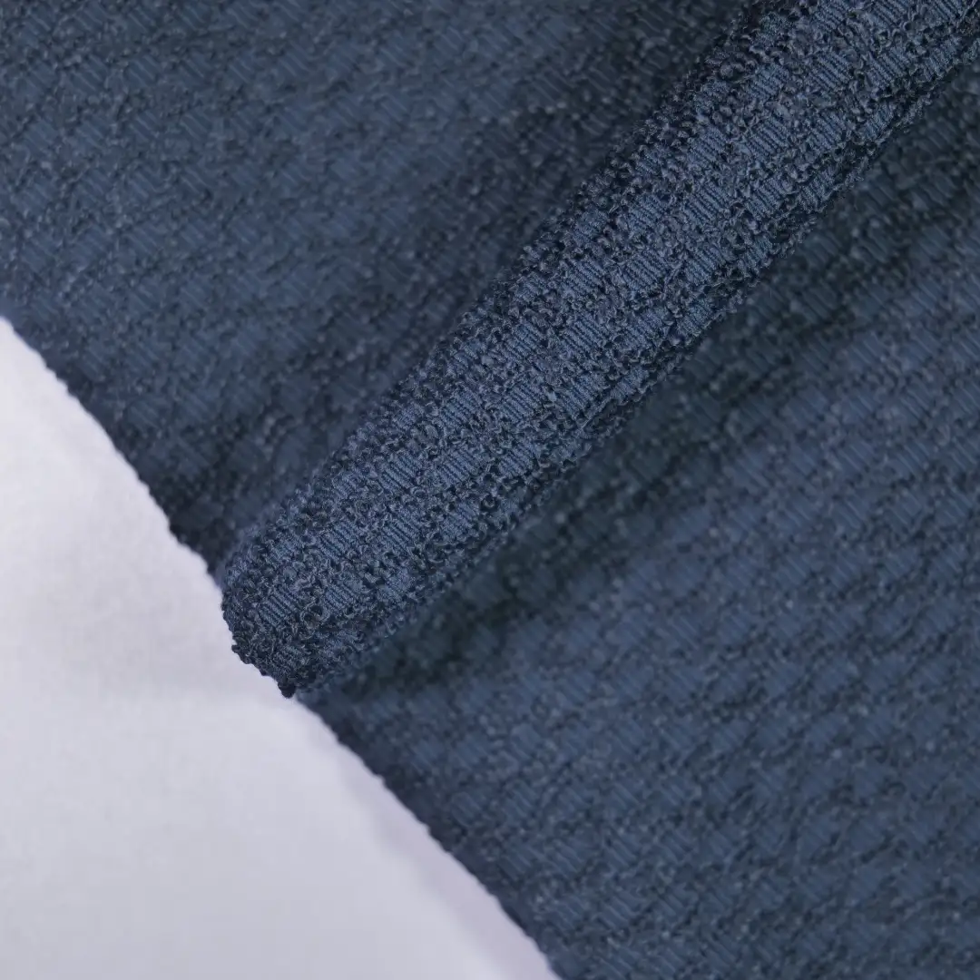 China Fabric for Jackets,Blazer,Skirt Chanel-Style Fabric Woolen Polyester Spandex dark blue color buy from China wholesaler bulk order at wholesale price free worldwide shipping Alibaba