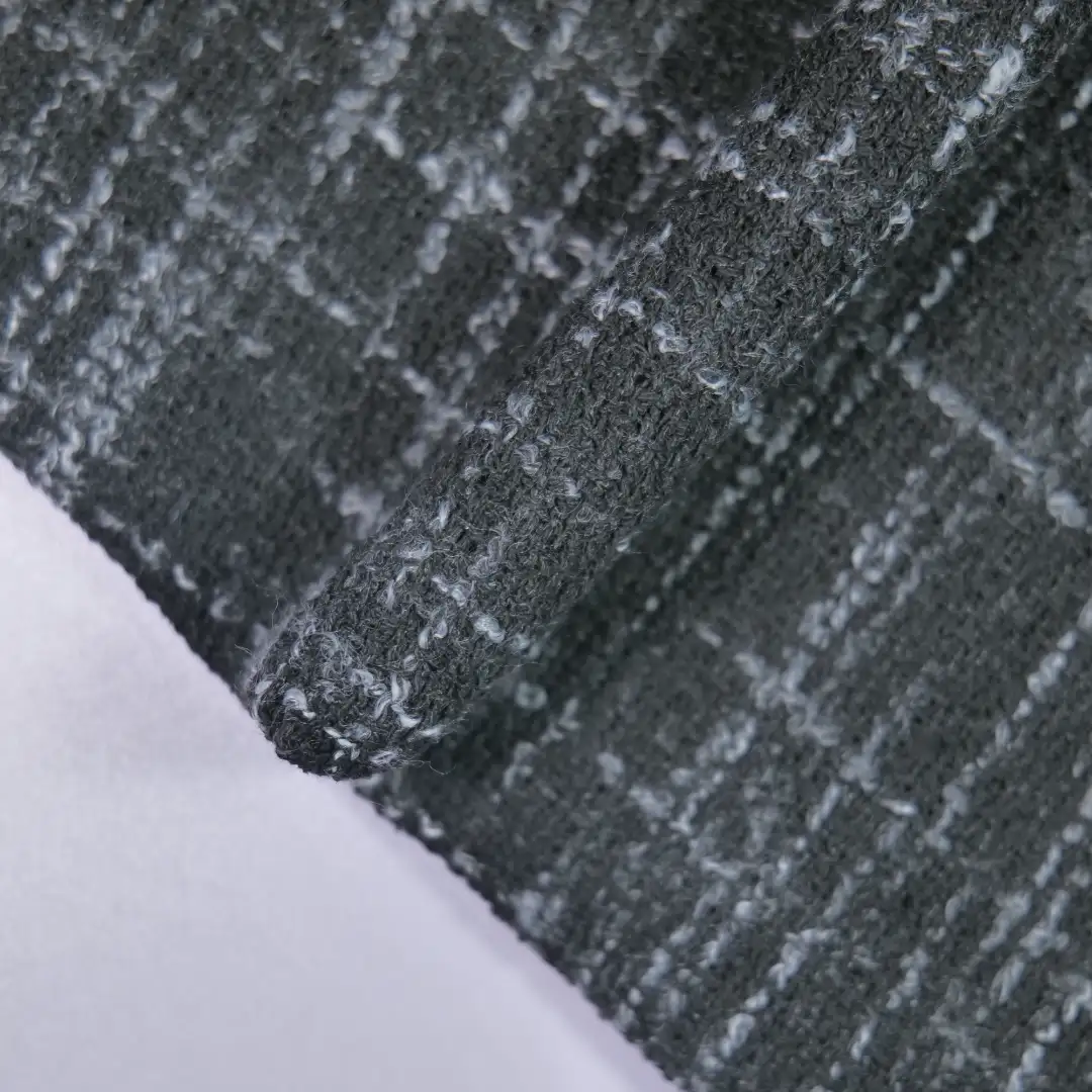 China Fabric for Blazer,Overcoat,Suit Chanel-Style Fabric Woolen Polyester white black color buy from China wholesaler bulk order at wholesale price free worldwide shipping Alibaba