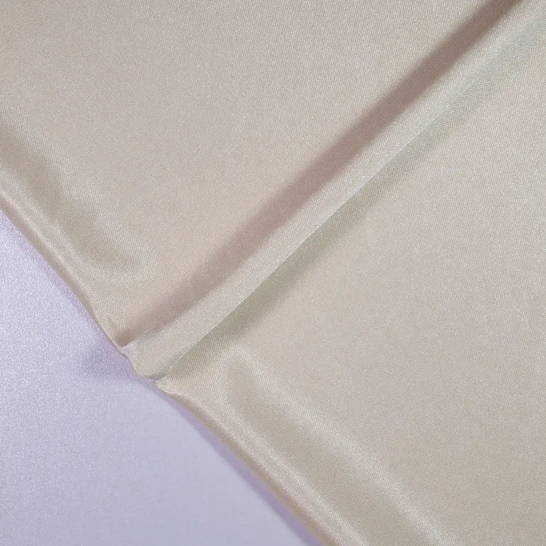 China Fabric for Interlining Single Jersey Knit Fabric Polyester Beige color buy from China wholesaler bulk order at wholesale price free worldwide shipping Alibaba