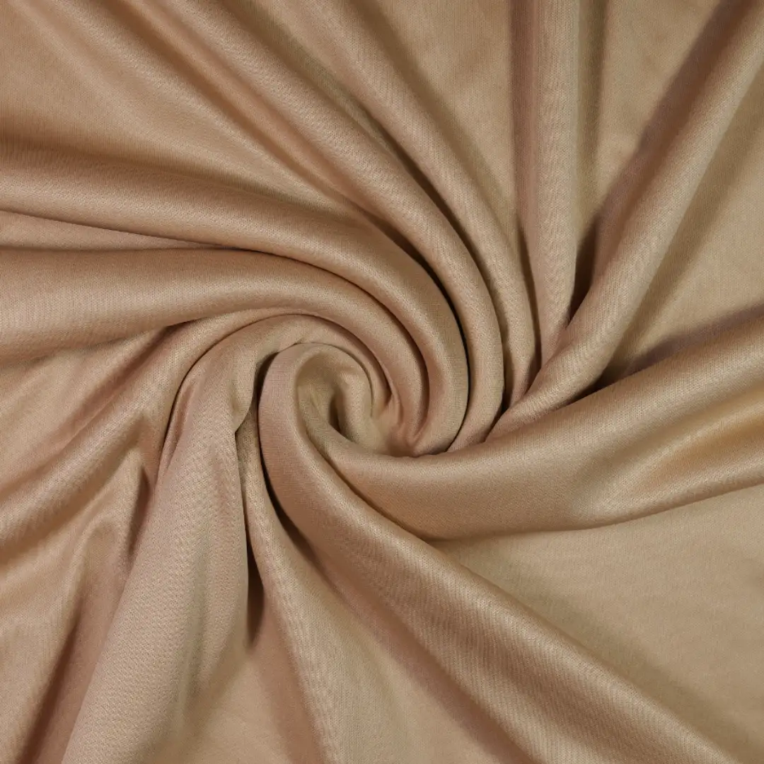 China Fabric for Interlining Mesh Knit Fabric Polyester Khaki color buy from China wholesaler bulk order at wholesale price free worldwide shipping Alibaba