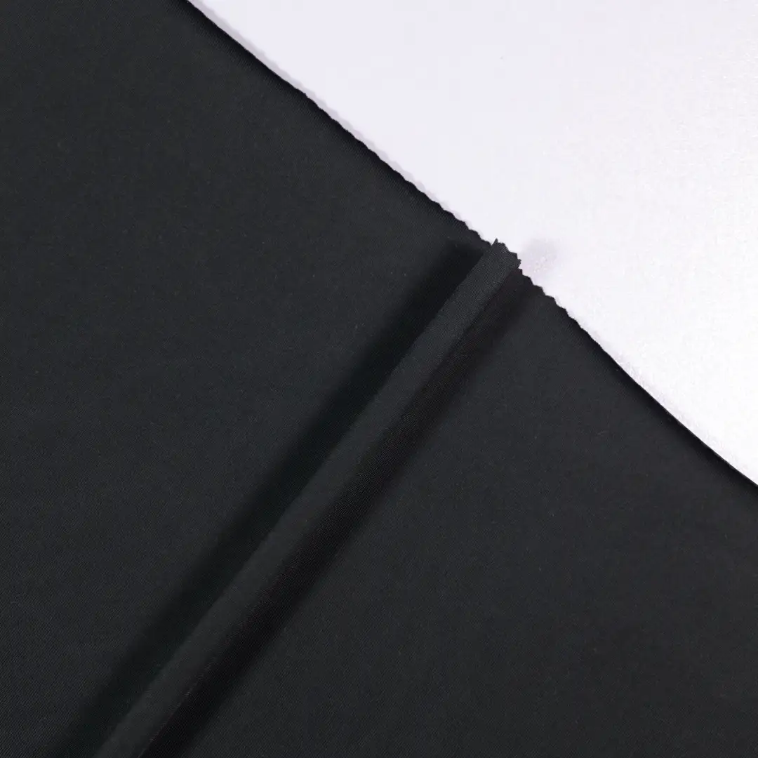 China Fabric for T-Shirt,Yoga Clothes,Yoga Pants Single Jersey Knit Fabric Polyester Spandex black color buy from China wholesaler bulk order at wholesale price free worldwide shipping Alibaba