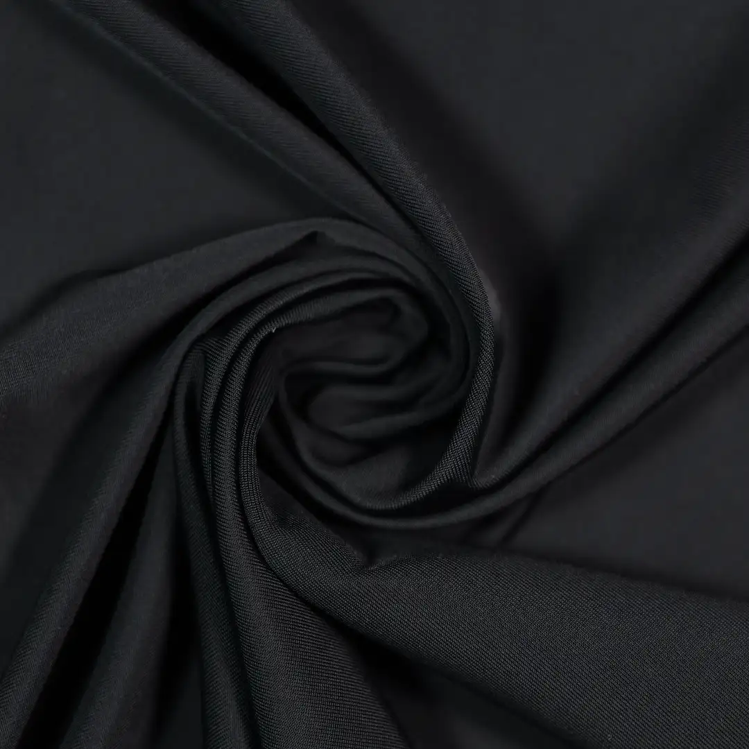 China Fabric for T-Shirt,Yoga Clothes,Yoga Pants Single Jersey Knit Fabric Polyester Spandex black color buy from China wholesaler bulk order at wholesale price free worldwide shipping Alibaba
