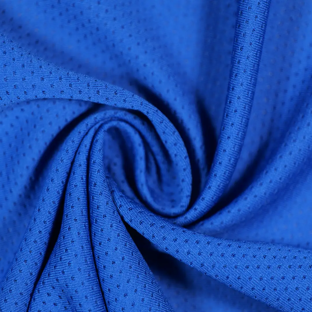 China Fabric for T-Shirt,Yoga Clothes Sequined Mesh Fabric Knit Fabric Polyester blue color buy from China wholesaler bulk order at wholesale price free worldwide shipping Alibaba