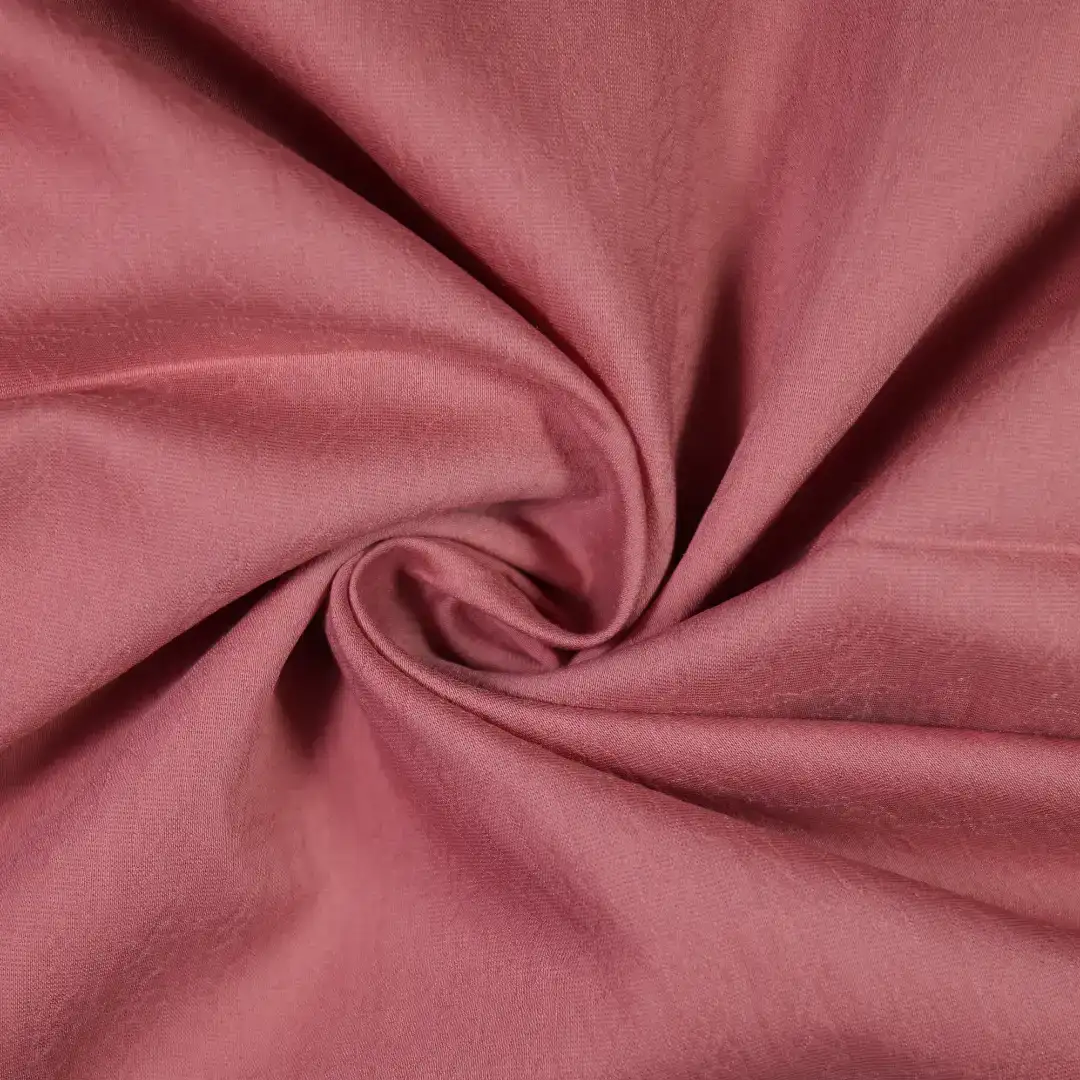 China Fabric for Blouse,Dresses (Cardigan Open) ,Dresses (Cardigan Button) ,Strap Midi Dress,Puff Short Sleeve Ruffle Crop Shirt Jacquard Natural Woven Fabric Polyamide Bamboo Polyester Cherry pink color buy from China wholesaler bulk order at wholesale price free worldwide shipping Alibaba