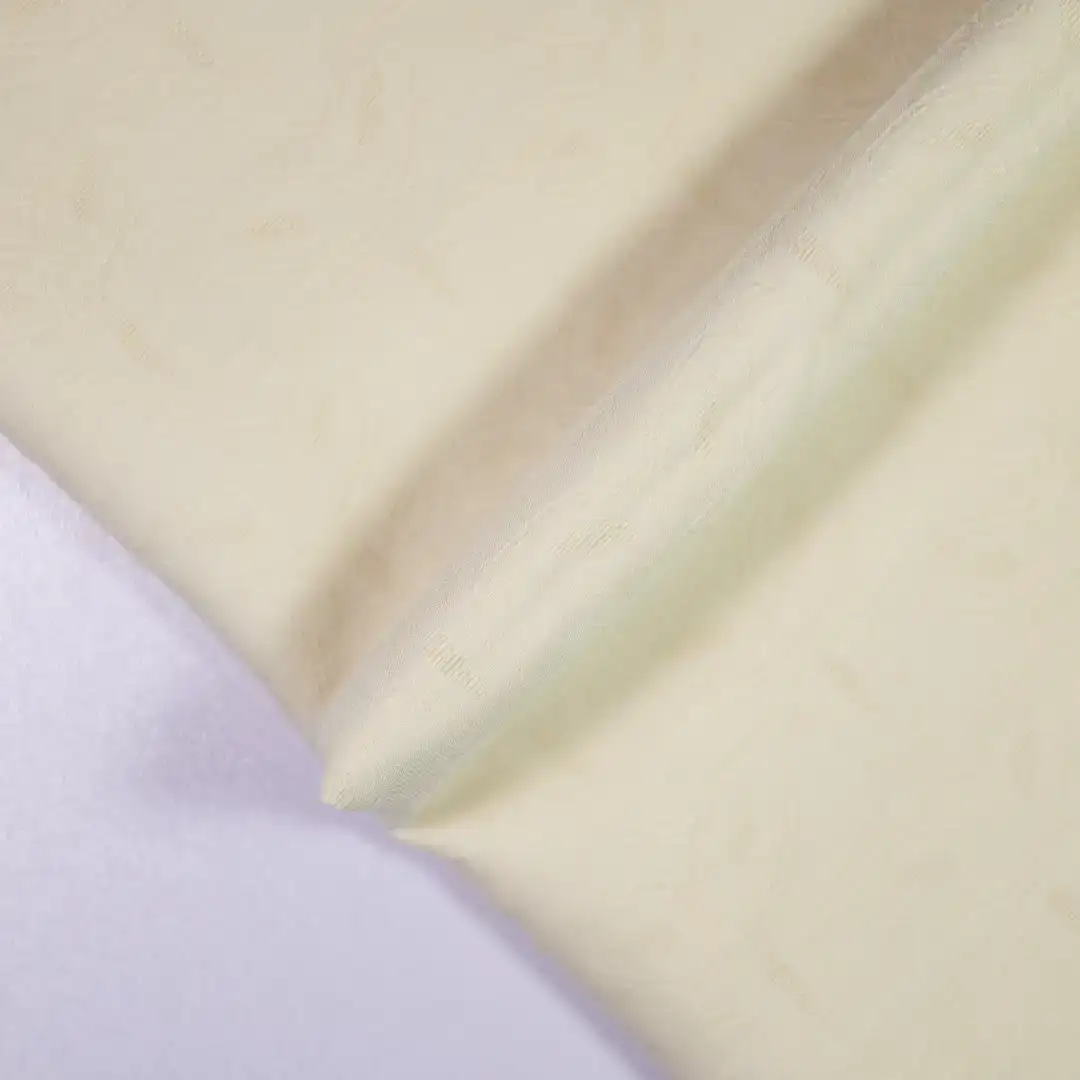 China Fabric for Blouse,Shirt Long Sleeve Zipper ,Dresses (Pullover) ,Tie-Front Cardigan ,Puffball Strappy Dress Jacquard Natural Woven Fabric Polyamide Bamboo Polyester Beige color buy from China wholesaler bulk order at wholesale price free worldwide shipping Alibaba