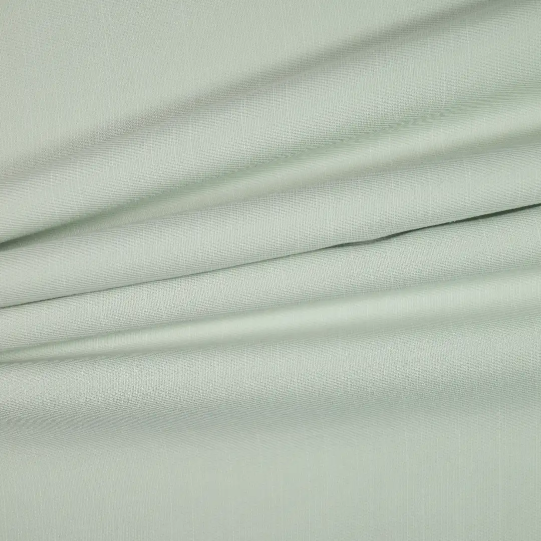 China Fabric for Skirt,Shirt Half Sleeve Button ,Shirt Half Sleeve Zipper ,Dresses (Pullover)  Twill Woven Blended Fabric Viscose Lyocell Rayon Flax dark green color buy from China wholesaler bulk order at wholesale price free worldwide shipping Alibaba