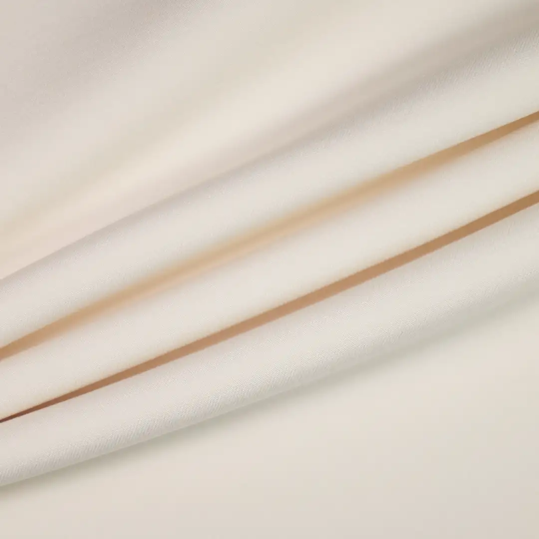 China Fabric for Blouse,Skirt,Dresses (Cardigan Open)  Cotton Twill Natural Woven Fabric Lyocell Viscose Elastane Beige color buy from China wholesaler bulk order at wholesale price free worldwide shipping Alibaba