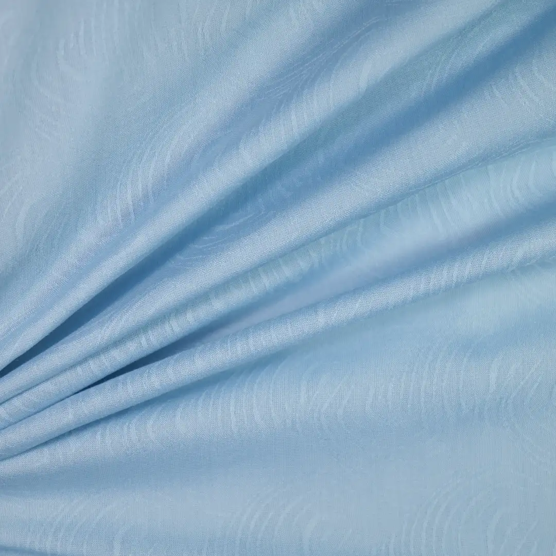 China Fabric for Blouse,Skirt,Shirt Long Sleeve Button ,Dresses (Pullover) ,U-Neck Cardigan  Jacquard Natural Woven Fabric Polyamide Bamboo Polyester BLUE color buy from China wholesaler bulk order at wholesale price free worldwide shipping Alibaba