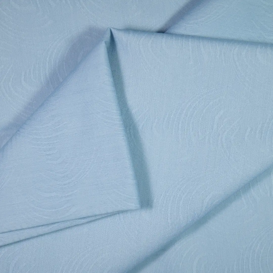 China Fabric for Blouse,Skirt,Shirt Long Sleeve Button ,Dresses (Pullover) ,U-Neck Cardigan  Jacquard Natural Woven Fabric Polyamide Bamboo Polyester BLUE color buy from China wholesaler bulk order at wholesale price free worldwide shipping Alibaba