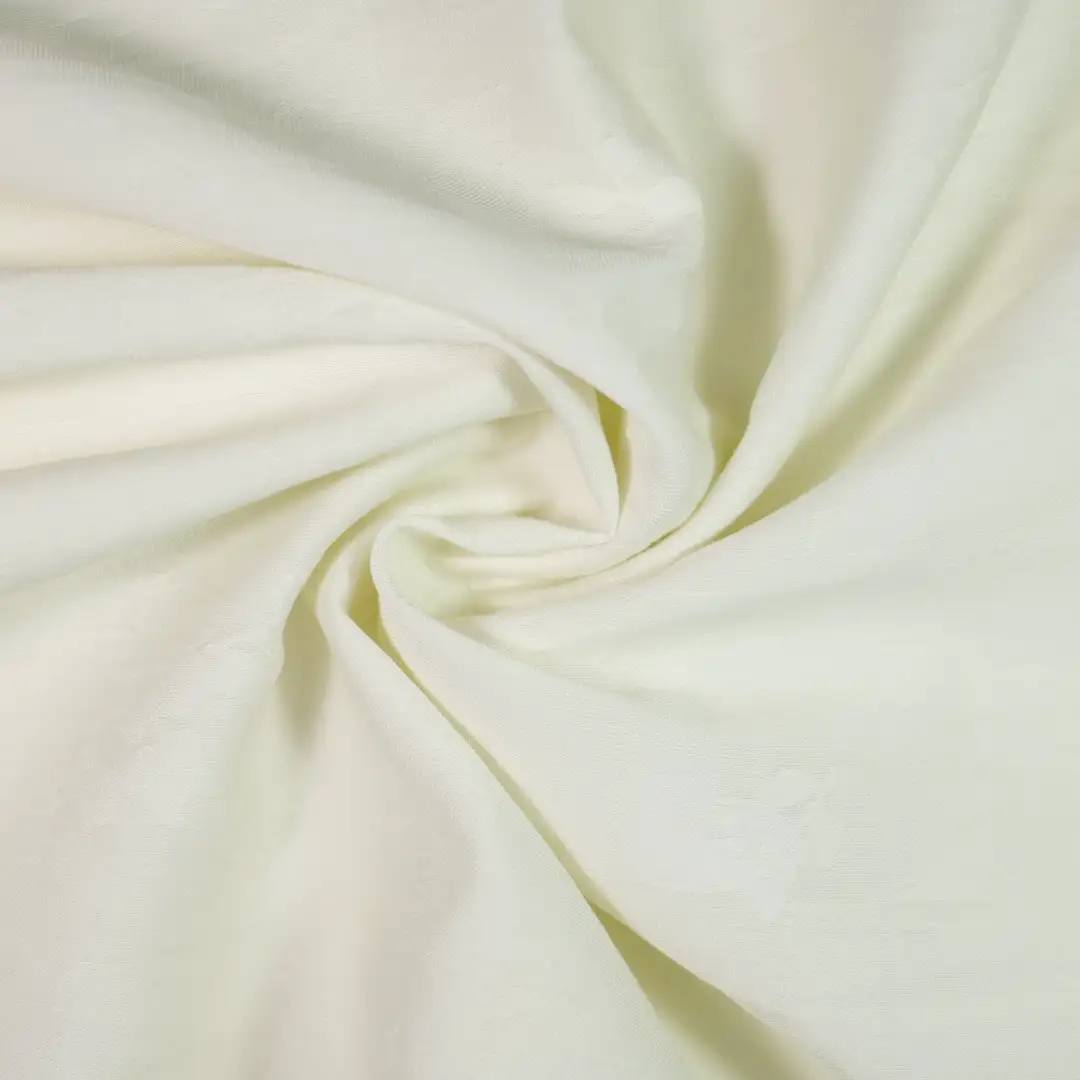 China Fabric for Skirt,Shirt Long Sleeve Zipper ,Sleeveless Waist Shirt,Backless Beach Dress Jacquard Natural Woven Fabric Nylon Bamboo Polyester cream color buy from China wholesaler bulk order at wholesale price free worldwide shipping Alibaba