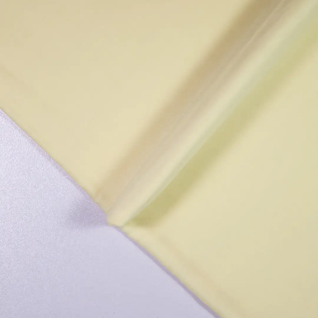 China Fabric for Skirt,Shirt Long Sleeve Button ,Sleeveless Waist Shirt,Ruffle Tight Dress  Cotton Plain Natural Woven Fabric Viscose Lyocell Nylon YELLO color buy from China wholesaler bulk order at wholesale price free worldwide shipping Alibaba