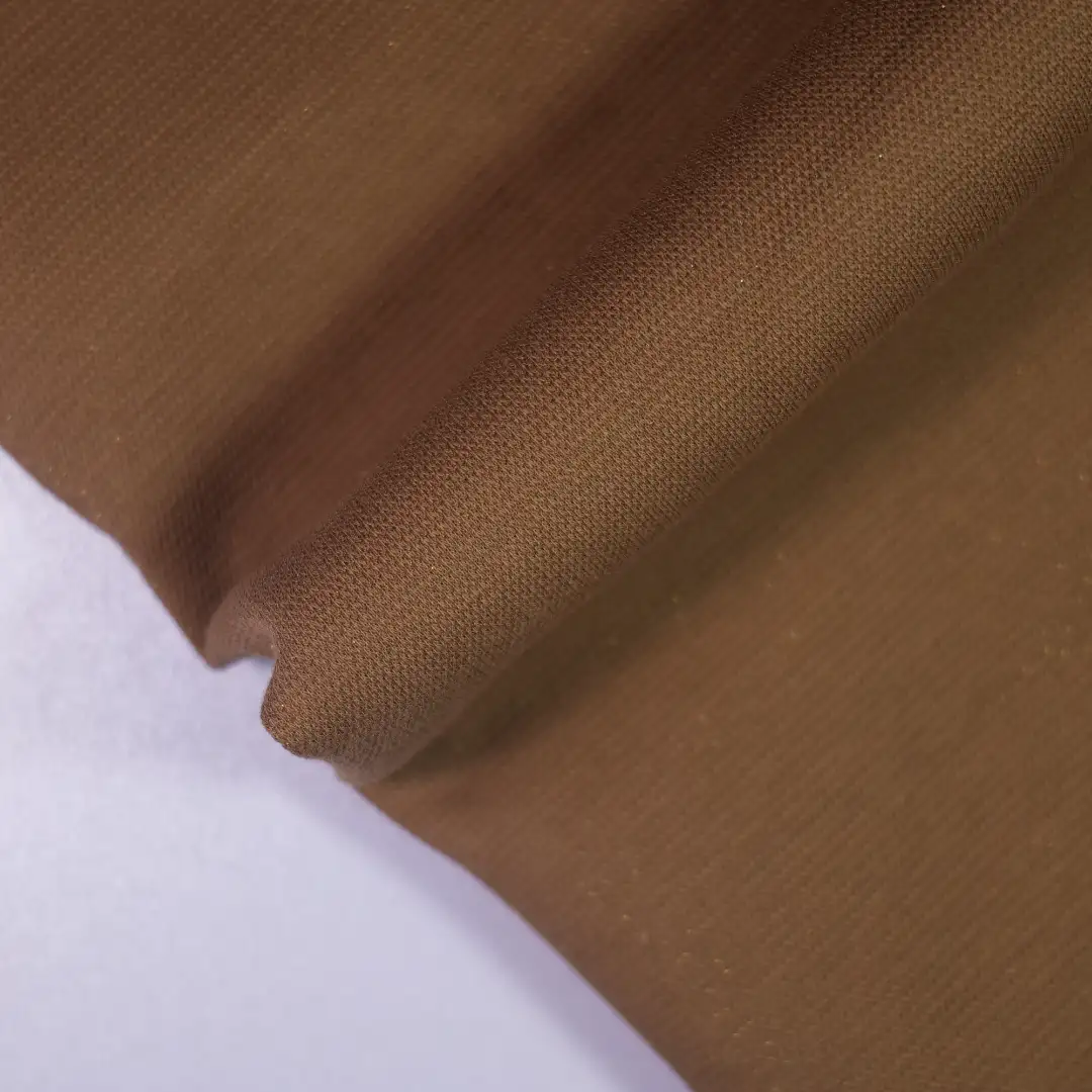 China Fabric for Hoodie,Knitted Jacket ,Hoodie   Scuba Knit Fabric Cotton Spandex Polyester Brown color buy from China wholesaler bulk order at wholesale price free worldwide shipping Alibaba