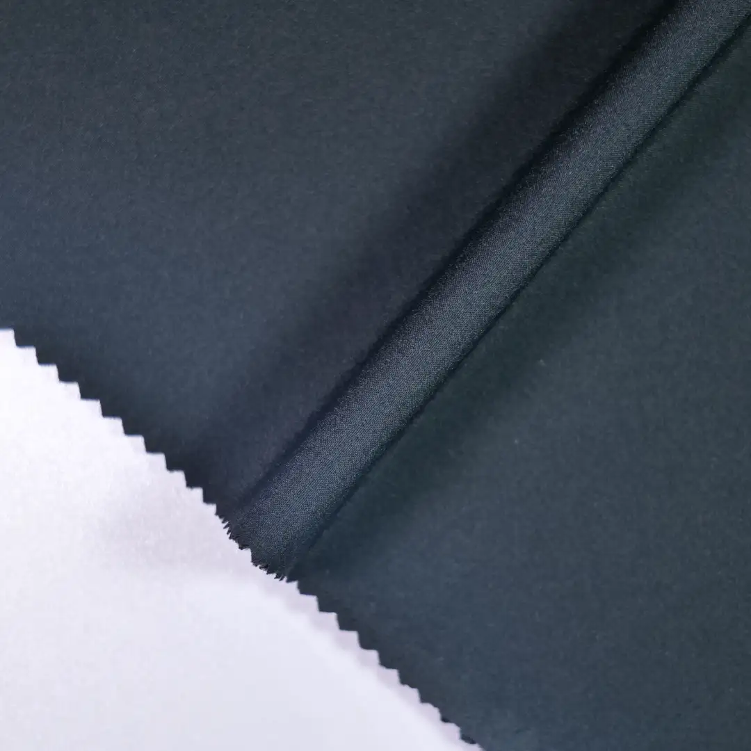 China Fabric for Jackets,Baby Hooded Zip-Up Jacket Bonded fabric Bonded fabric Polyester Spandex black color buy from China wholesaler bulk order at wholesale price free worldwide shipping Alibaba