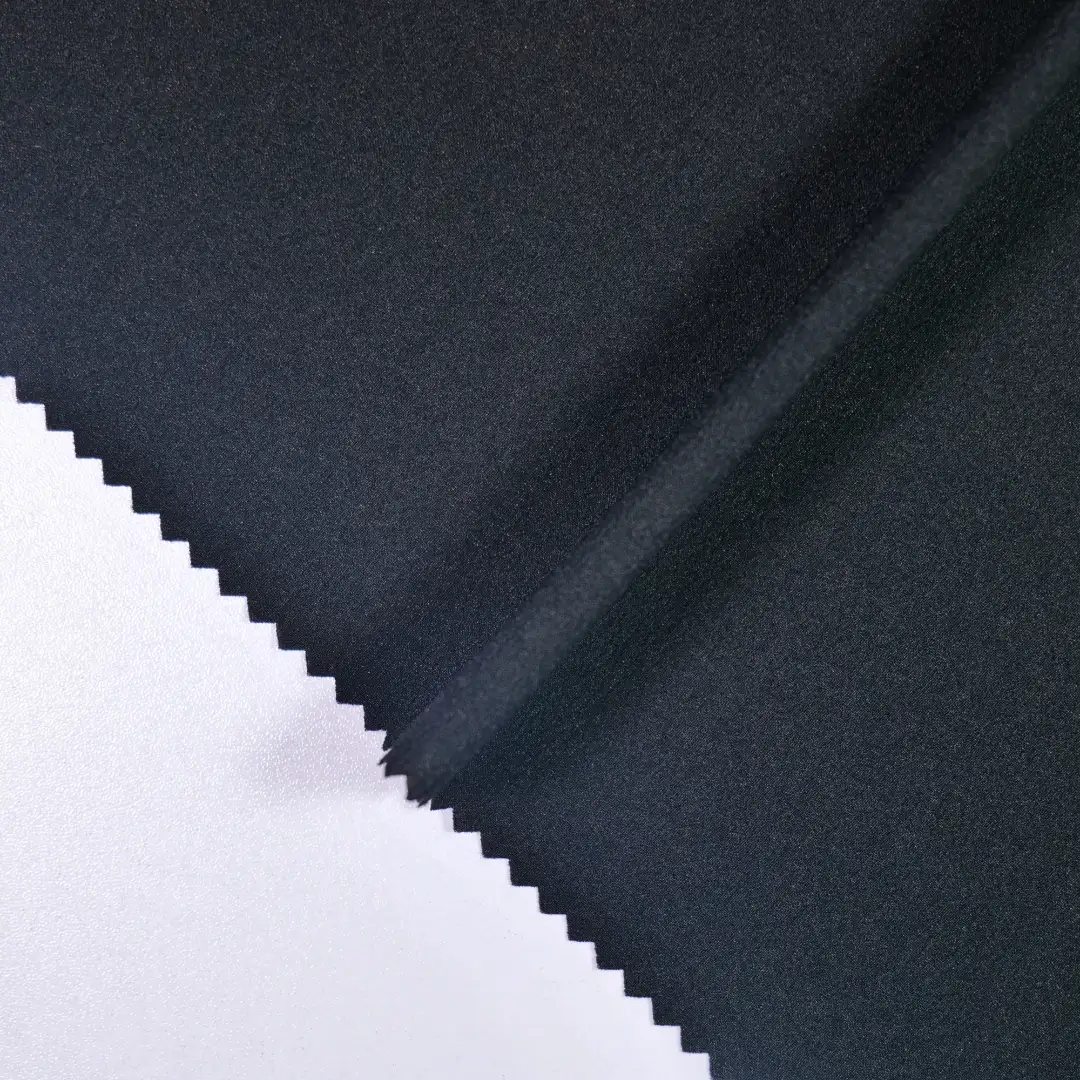 China Fabric for Shorts,Skirt  Four-way Stretch (Bi-Stretch) Woven Blended Fabric Polyamide Spandex black color buy from China wholesaler bulk order at wholesale price free worldwide shipping Alibaba