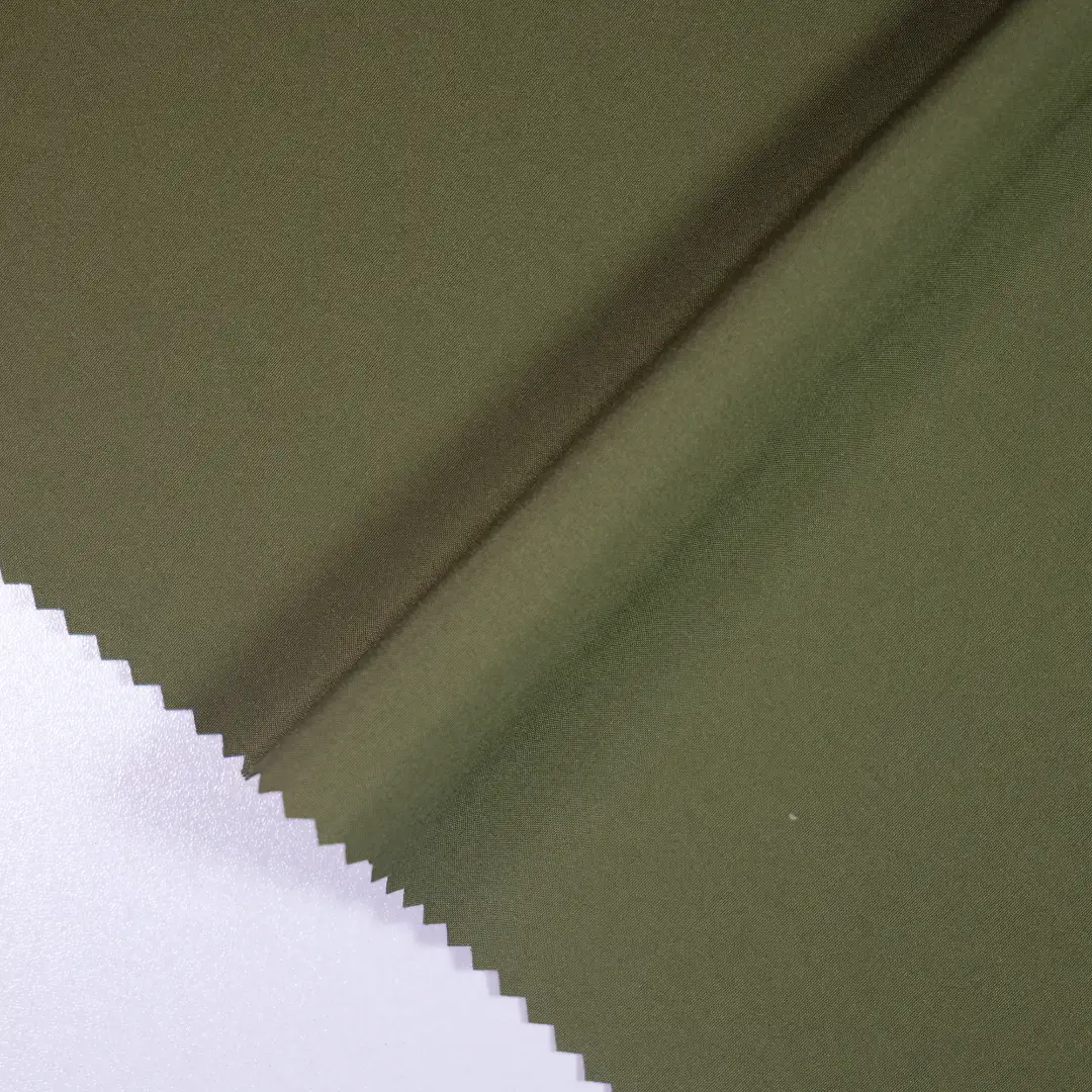 China Fabric for Jackets Bonded fabric Bonded fabric Polyester Spandex dark green color buy from China wholesaler bulk order at wholesale price free worldwide shipping Alibaba