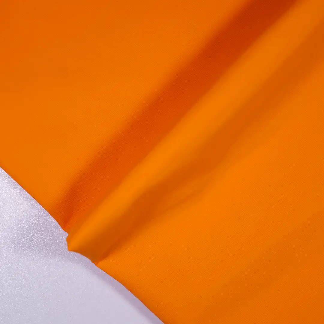 China Fabric for Pants,Skirt  Bonded fabric Bonded fabric Recycled Nylon orange color buy from China wholesaler bulk order at wholesale price free worldwide shipping Alibaba