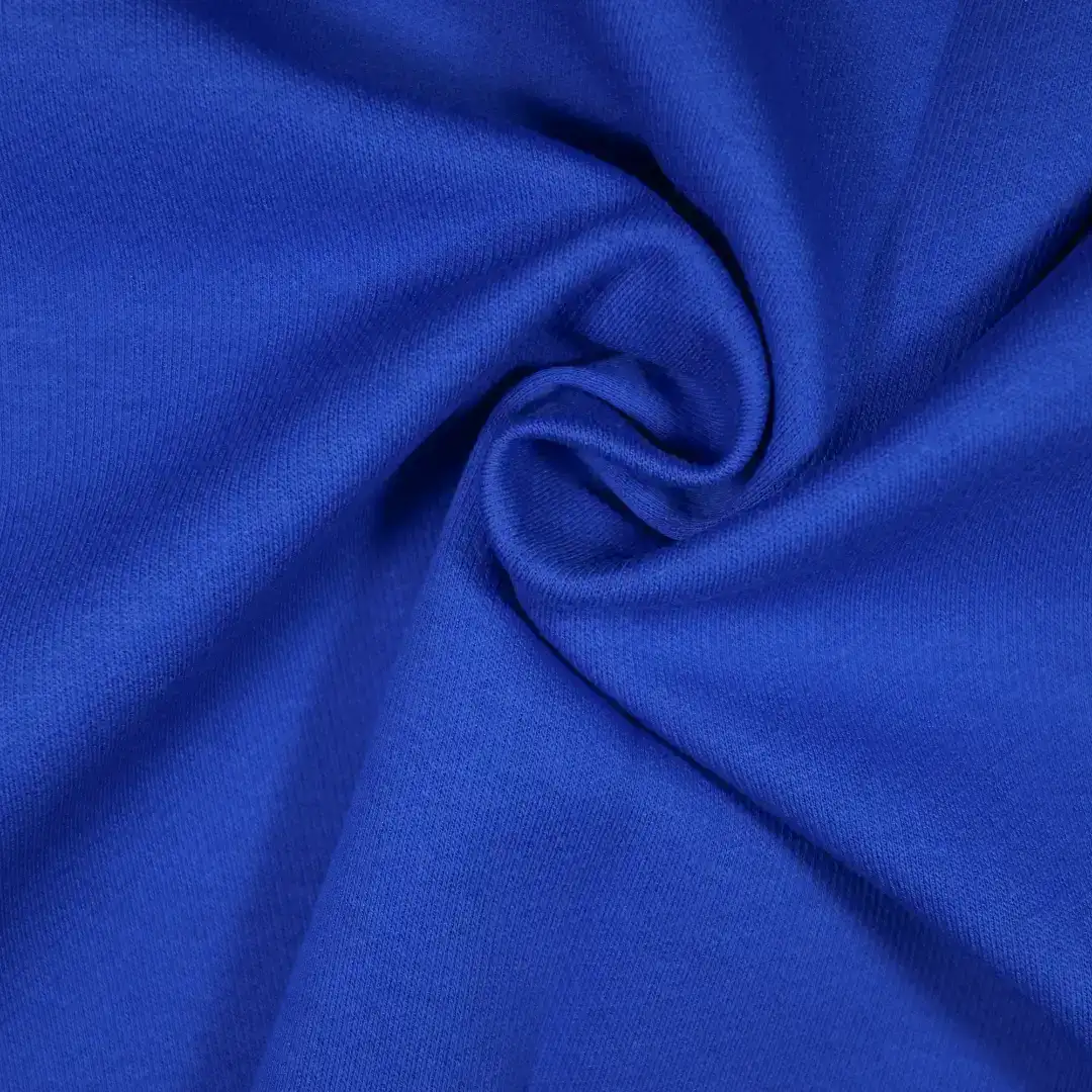 China Fabric for T-Shirt,Dresses (Cardigan Open) ,Women's Pants ,Kids Crew Neck Short Sleeve T-Shirt Rib Knit Fabric Cotton Polyester Elastane BLUE color buy from China wholesaler bulk order at wholesale price free worldwide shipping Alibaba