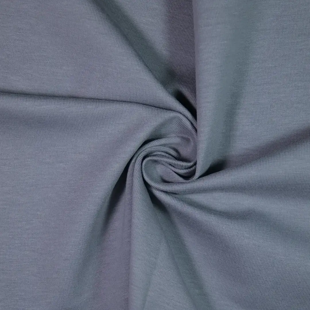 China Fabric for T-Shirt,Ladies Vest ,Cami Top ,Sleeveless Corset Midi Dress Single Jersey Knit Fabric Cotton Elastane grey color buy from China wholesaler bulk order at wholesale price free worldwide shipping Alibaba