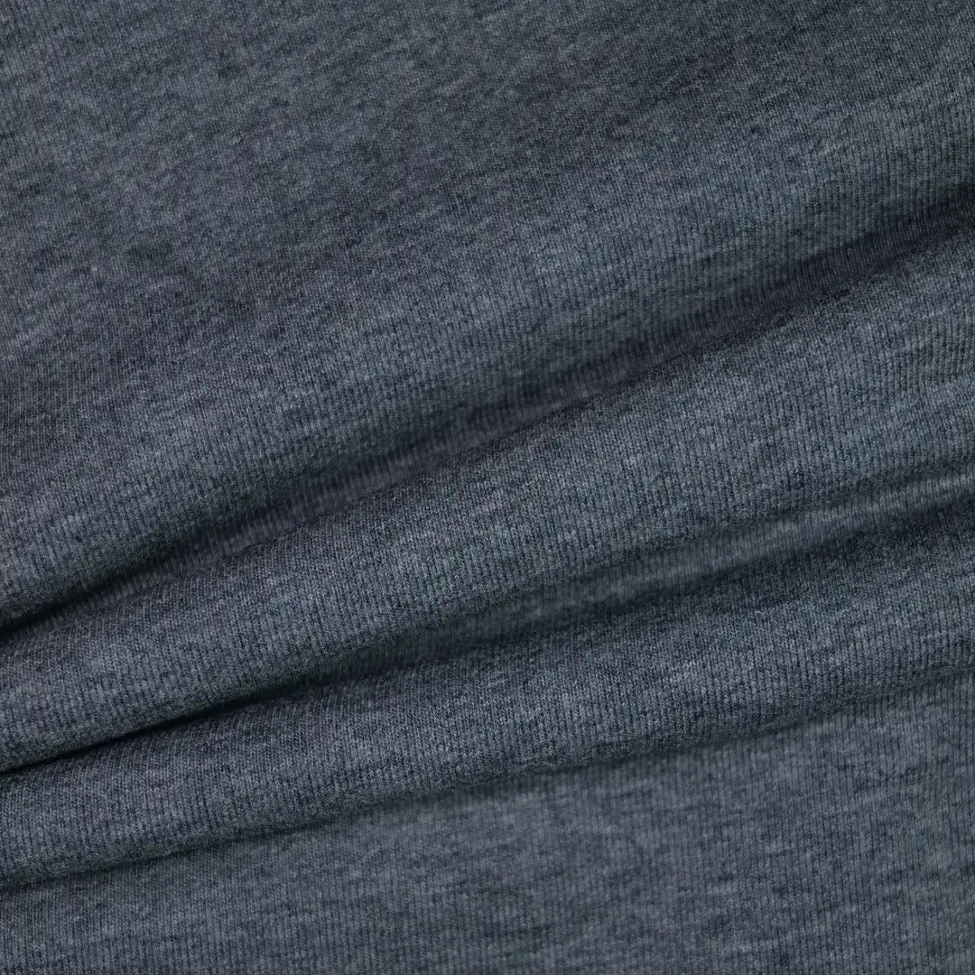 China Fabric for Pants,Shorts,T-shirt ,Sweatshirt Rib Knit Fabric Cotton PET grey color buy from China wholesaler bulk order at wholesale price free worldwide shipping Alibaba