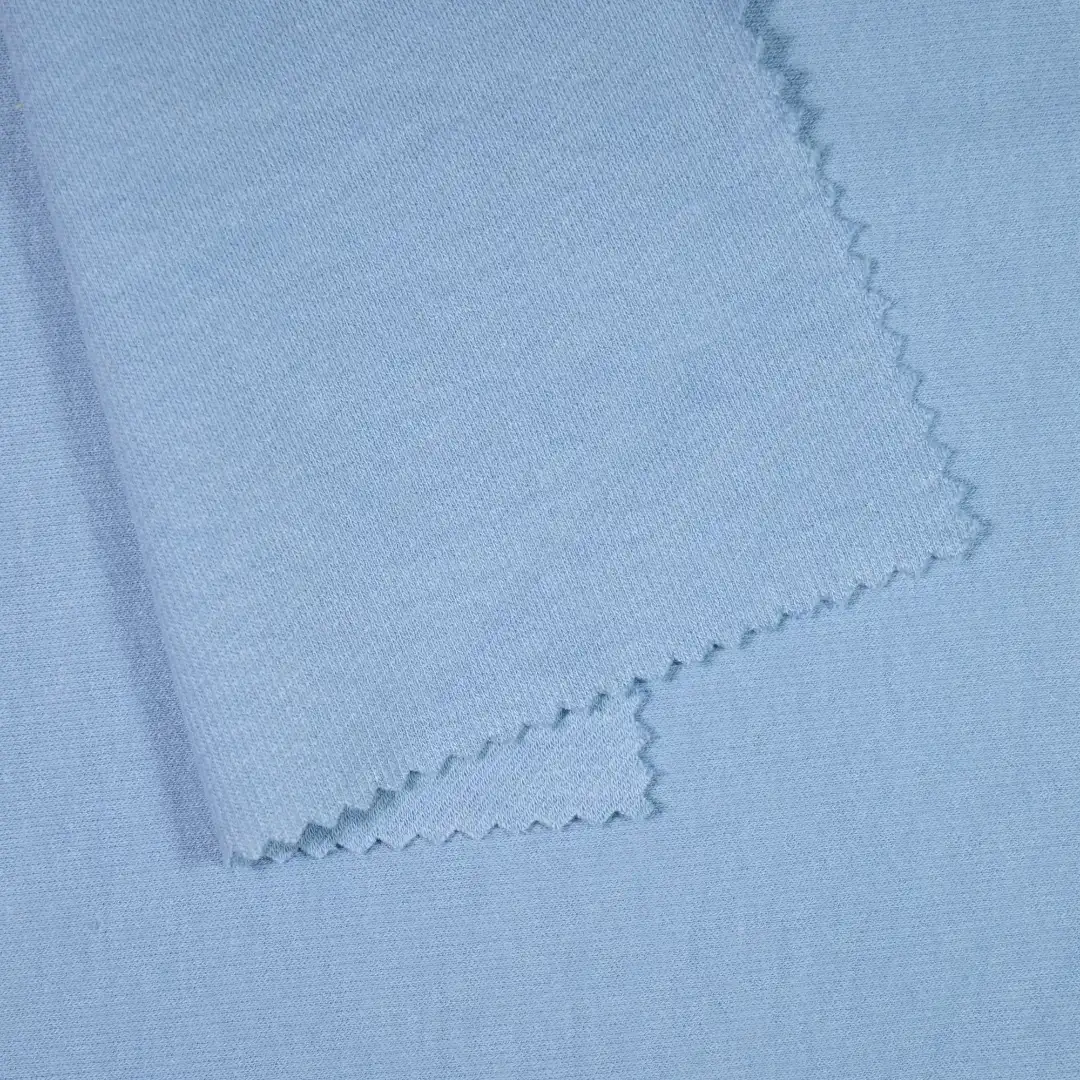 China Fabric for T-Shirt,Tank Top,Men’s Vest ,Tank Wrap Midi Dress Rib Knit Fabric Cotton Polyester Elastane BLUE color buy from China wholesaler bulk order at wholesale price free worldwide shipping Alibaba