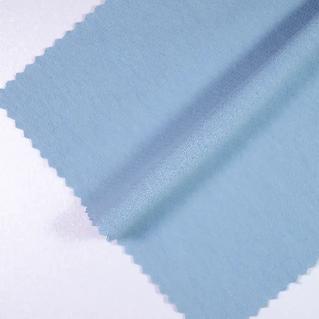 China Fabric for T-Shirt,Tank Top,Men’s Vest ,Tank Wrap Midi Dress Rib Knit Fabric Cotton Polyester Elastane BLUE color buy from China wholesaler bulk order at wholesale price free worldwide shipping Alibaba