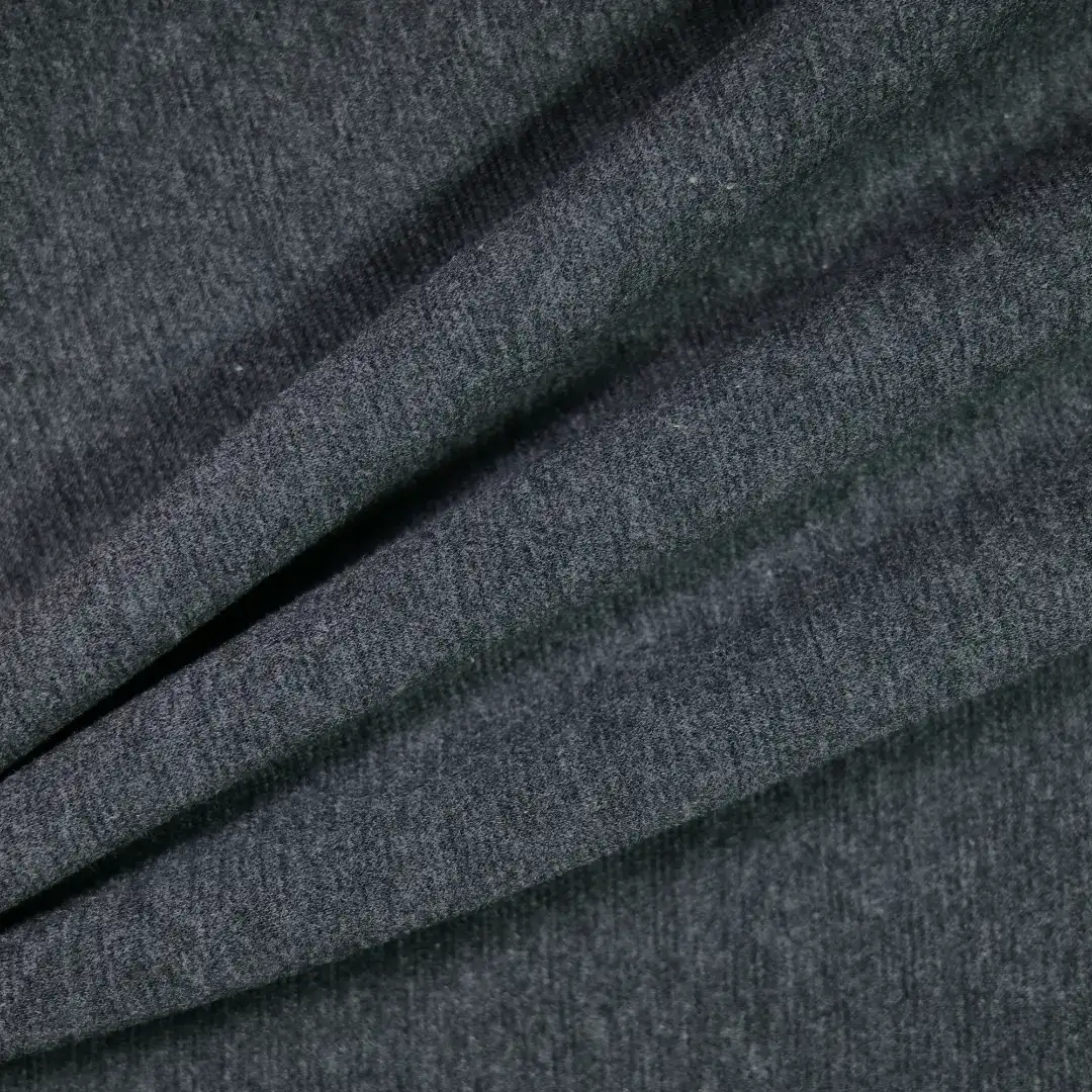 China Fabric for Jackets,Trench Coat,Overcoat Rib Knit Fabric Cotton Spandex Polyamide Polyester grey color buy from China wholesaler bulk order at wholesale price free worldwide shipping Alibaba