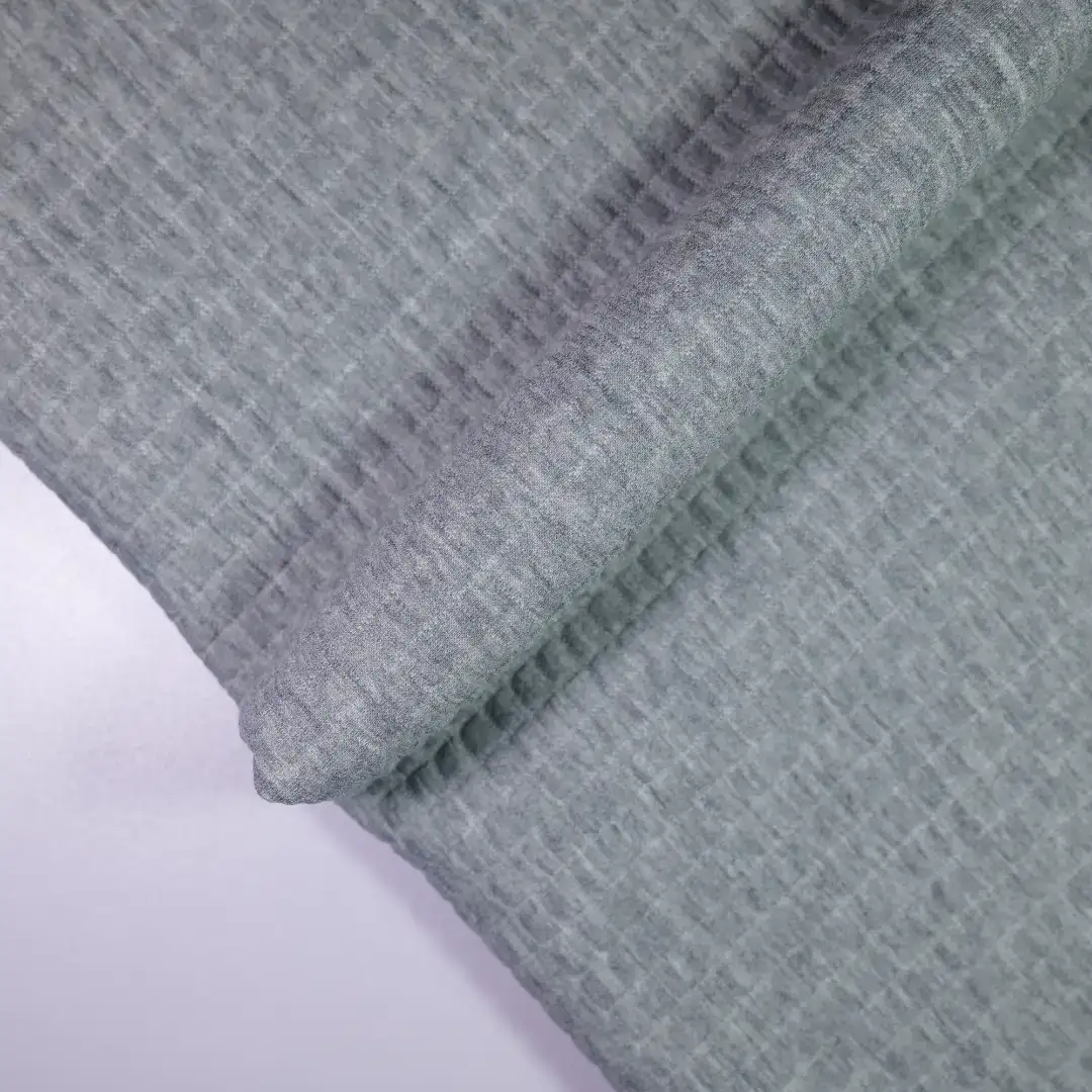 China Fabric for Sweatshirt,Wide Leg Trousers Scuba Knit Fabric Rayon Spandex Polyester grey color buy from China wholesaler bulk order at wholesale price free worldwide shipping Alibaba