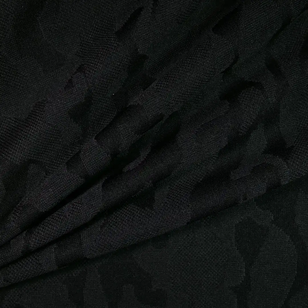 China Fabric for Dresses (Pullover) ,Tank Midi Dress,Collar Sleeveless Wrap Midi Dress Jacquard Knit Fabric Polyester Spandex black color buy from China wholesaler bulk order at wholesale price free worldwide shipping Alibaba