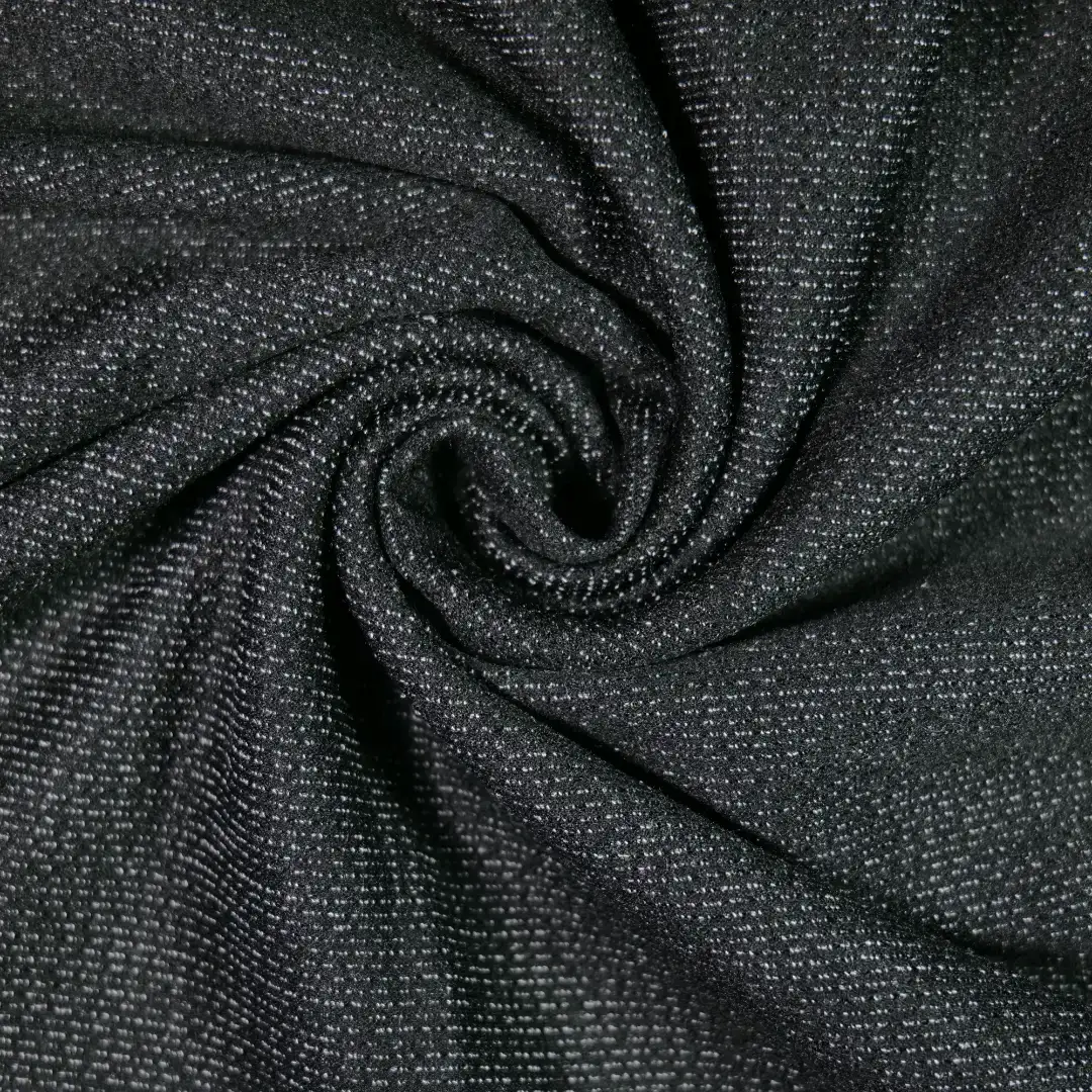 China Fabric for Dresses (Cardigan Button) ,Wide Leg Trousers,Tank Midi Dress Rib Knit Fabric Rayon Polyester Spandex black color buy from China wholesaler bulk order at wholesale price free worldwide shipping Alibaba