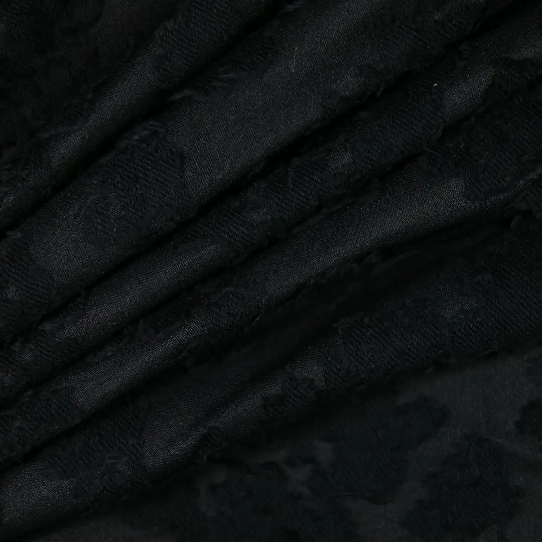 China Fabric for Tank Midi Dress,Sleeveless Corset Midi Dress,Tank Wrap Midi Dress Jacquard Woven Blended Fabric Cotton Polyester Spandex black color buy from China wholesaler bulk order at wholesale price free worldwide shipping Alibaba