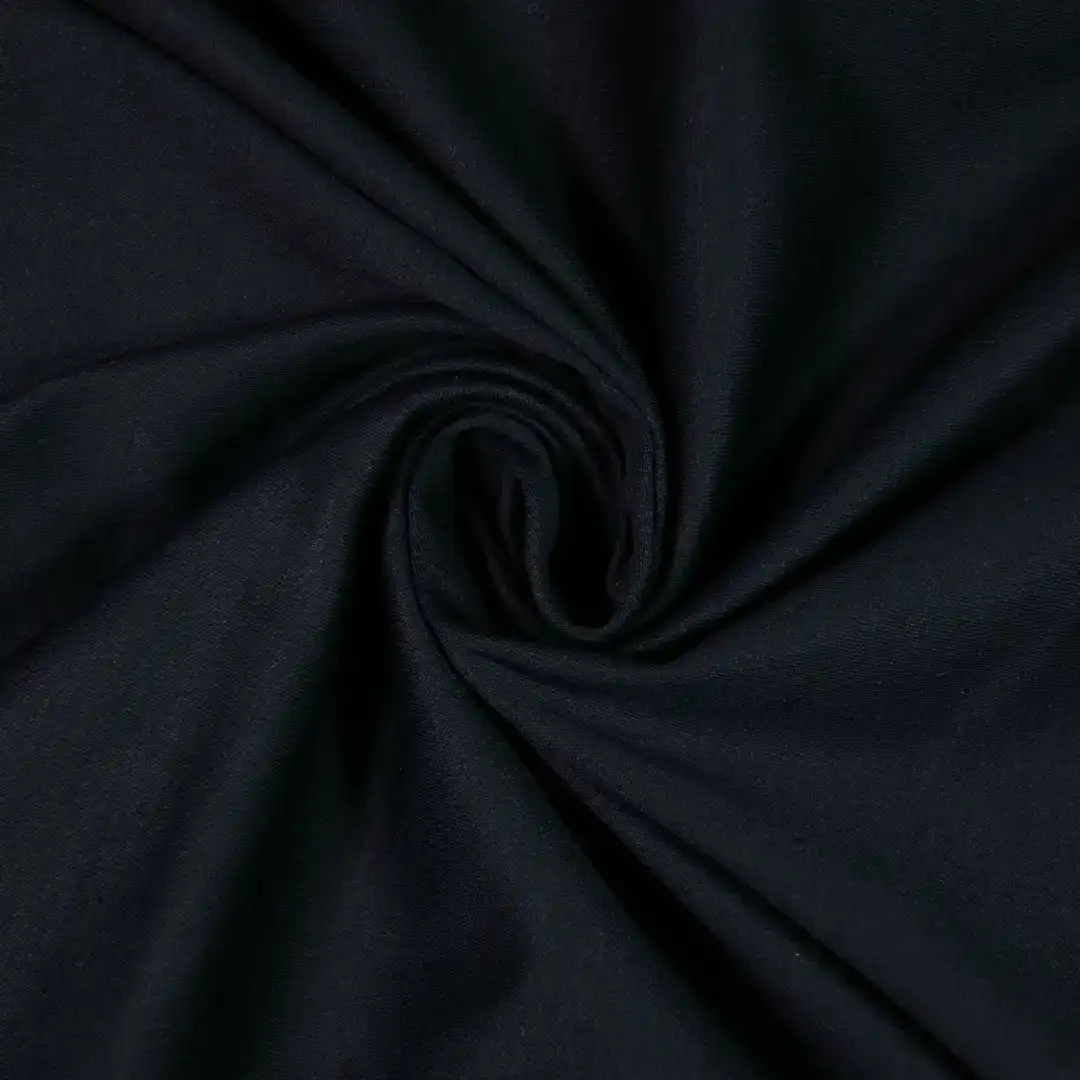 China Fabric for Wide Leg Trousers,Tank Wrap Midi Dress Two-way Stretch Knit Fabric Cotton black color buy from China wholesaler bulk order at wholesale price free worldwide shipping Alibaba