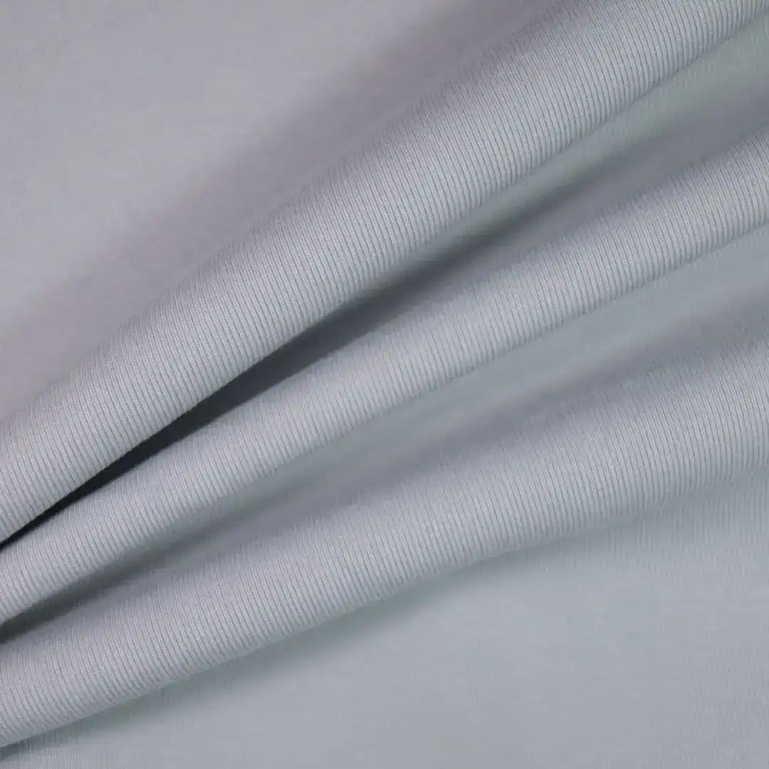 China Fabric for T-shirt ,Puffball Strappy Dress,Tank Midi Dress Rib Knit Fabric Cotton Spandex grey color buy from China wholesaler bulk order at wholesale price free worldwide shipping Alibaba