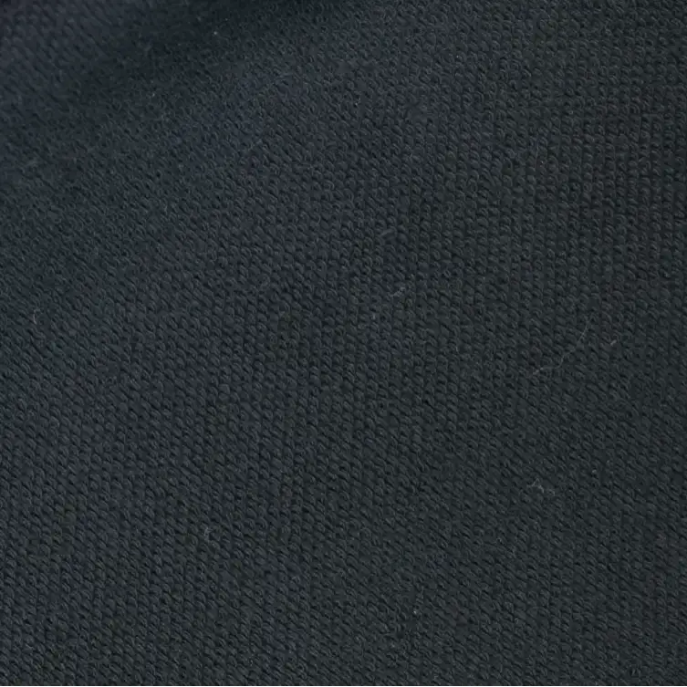 China Fabric for Jackets,Sweatshirt,Double-Breasted Coat French Terry Knit Fabric Cotton black color buy from China wholesaler bulk order at wholesale price free worldwide shipping Alibaba