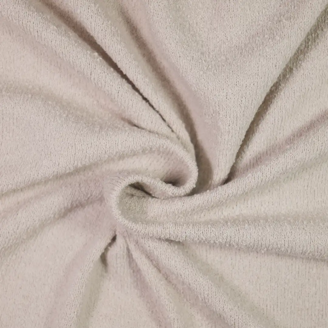 China Fabric for Pants,Tank Top,Hoodie Baby Terry Knit Fabric Cotton Polyester Spandex khaki color buy from China wholesaler bulk order at wholesale price free worldwide shipping Alibaba