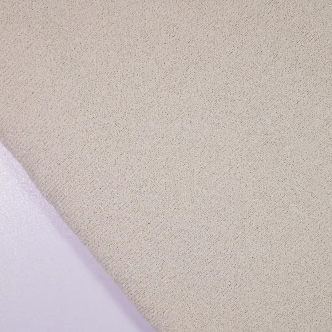 China Fabric for Pants,Tank Top,Hoodie Baby Terry Knit Fabric Cotton Polyester Spandex khaki color buy from China wholesaler bulk order at wholesale price free worldwide shipping Alibaba