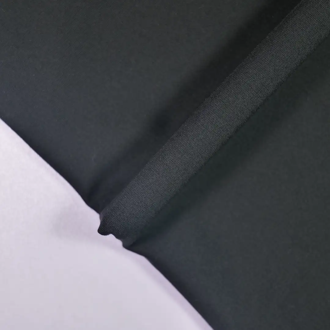 China Fabric for Polo Shirt,Skirt Ponte Roma Knit Fabric Rayon Polyamide Spandex black color buy from China wholesaler bulk order at wholesale price free worldwide shipping Alibaba