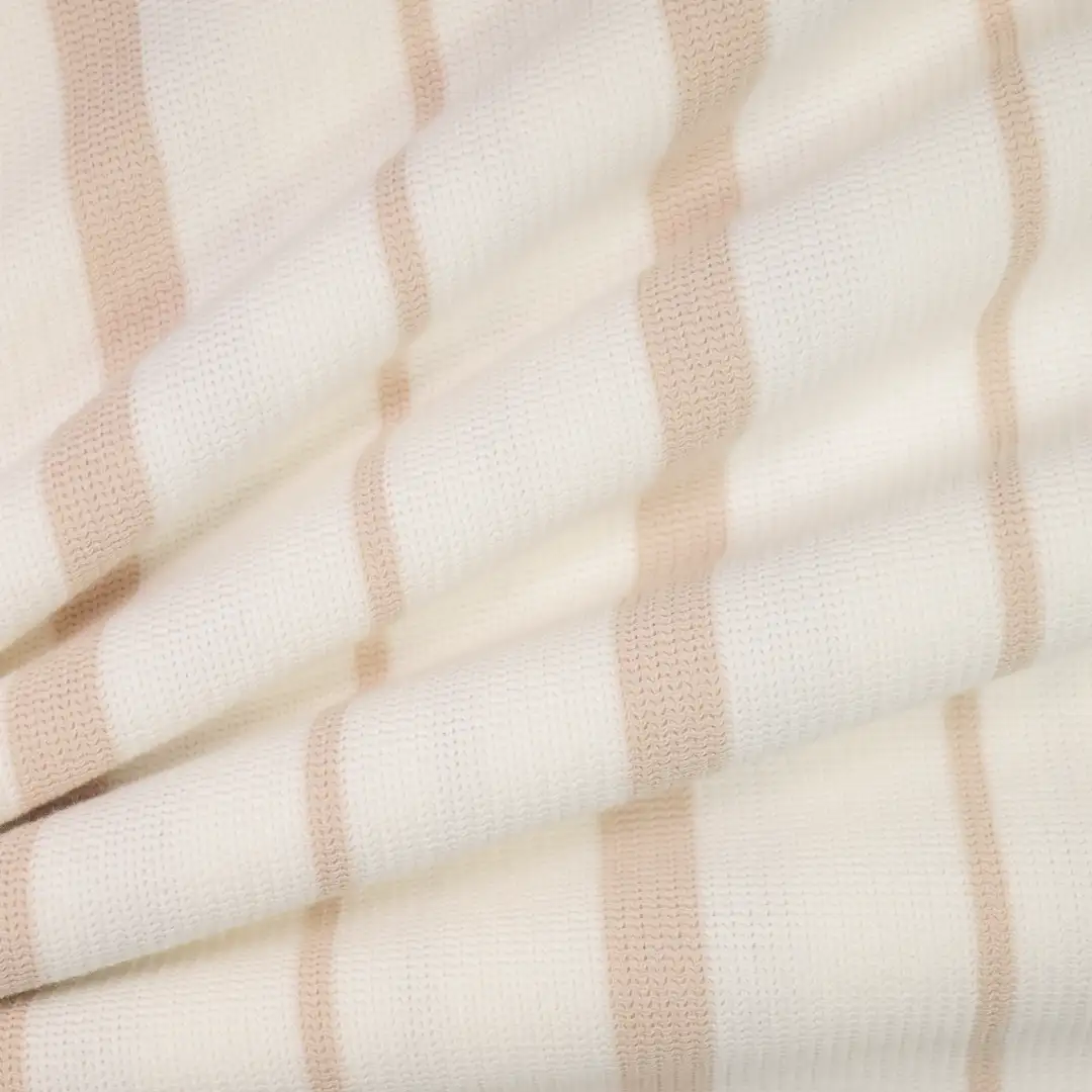 China Fabric for Jackets,Hoodie,Trench Coat Rib Knit Fabric BCI Cotton Beige color buy from China wholesaler bulk order at wholesale price free worldwide shipping Alibaba