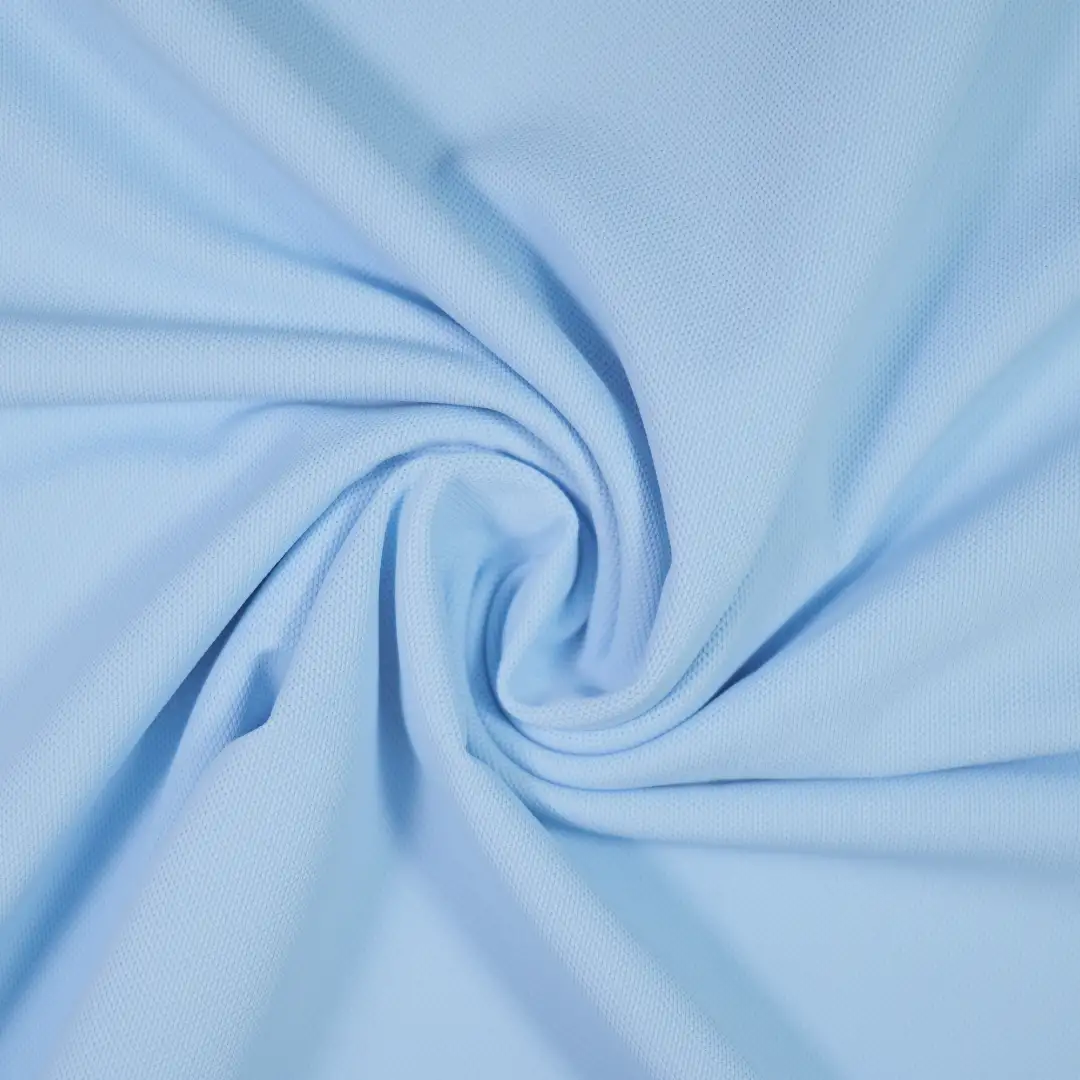 China Fabric for T-Shirt,Tank Top,Crop Top Tricot Knit Fabric Nylon Elastane lue color buy from China wholesaler bulk order at wholesale price free worldwide shipping Alibaba