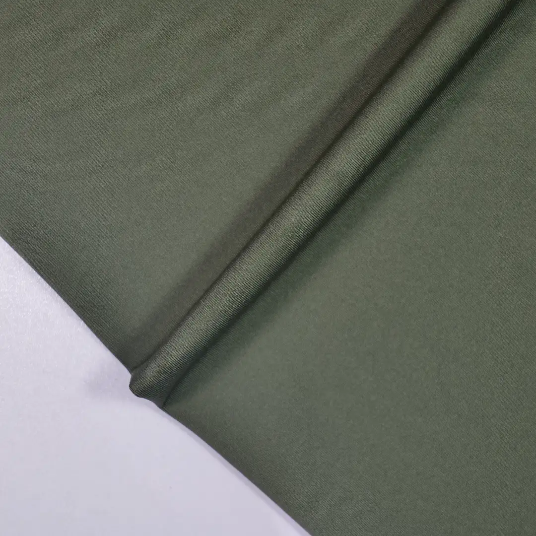 China Fabric for T-Shirt,Blouse,Skirt,Yoga Clothes Tricot Knit Fabric Nylon Spandex Military green color buy from China wholesaler bulk order at wholesale price free worldwide shipping Alibaba